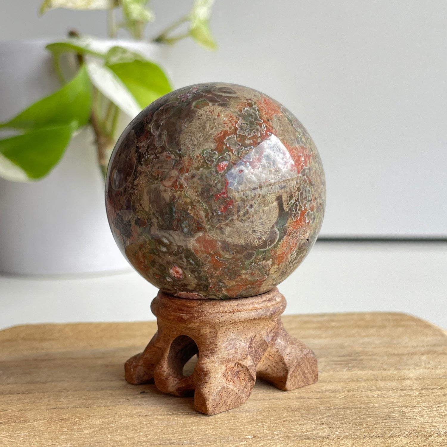 Money Agate Sphere 5.4cm