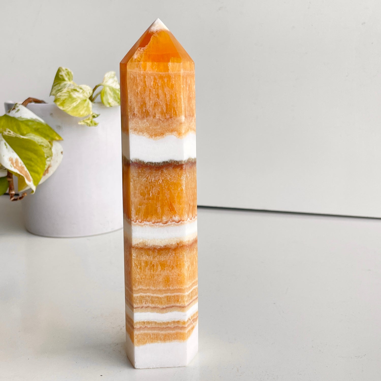 Orange Calcite Generator 20cm