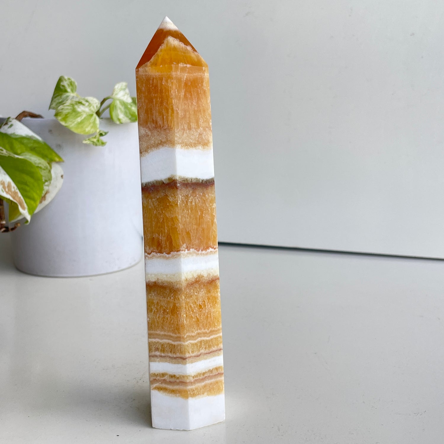 Orange Calcite Generator 20cm