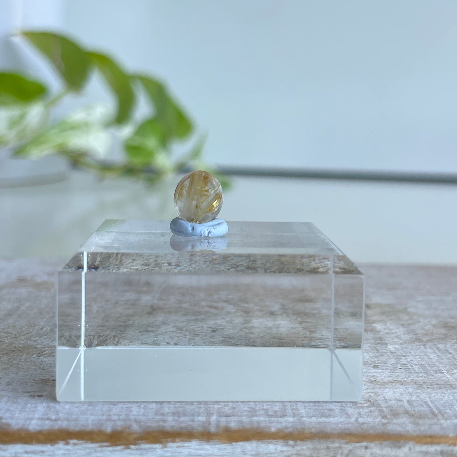 Rutilated Quartz Oval Pc