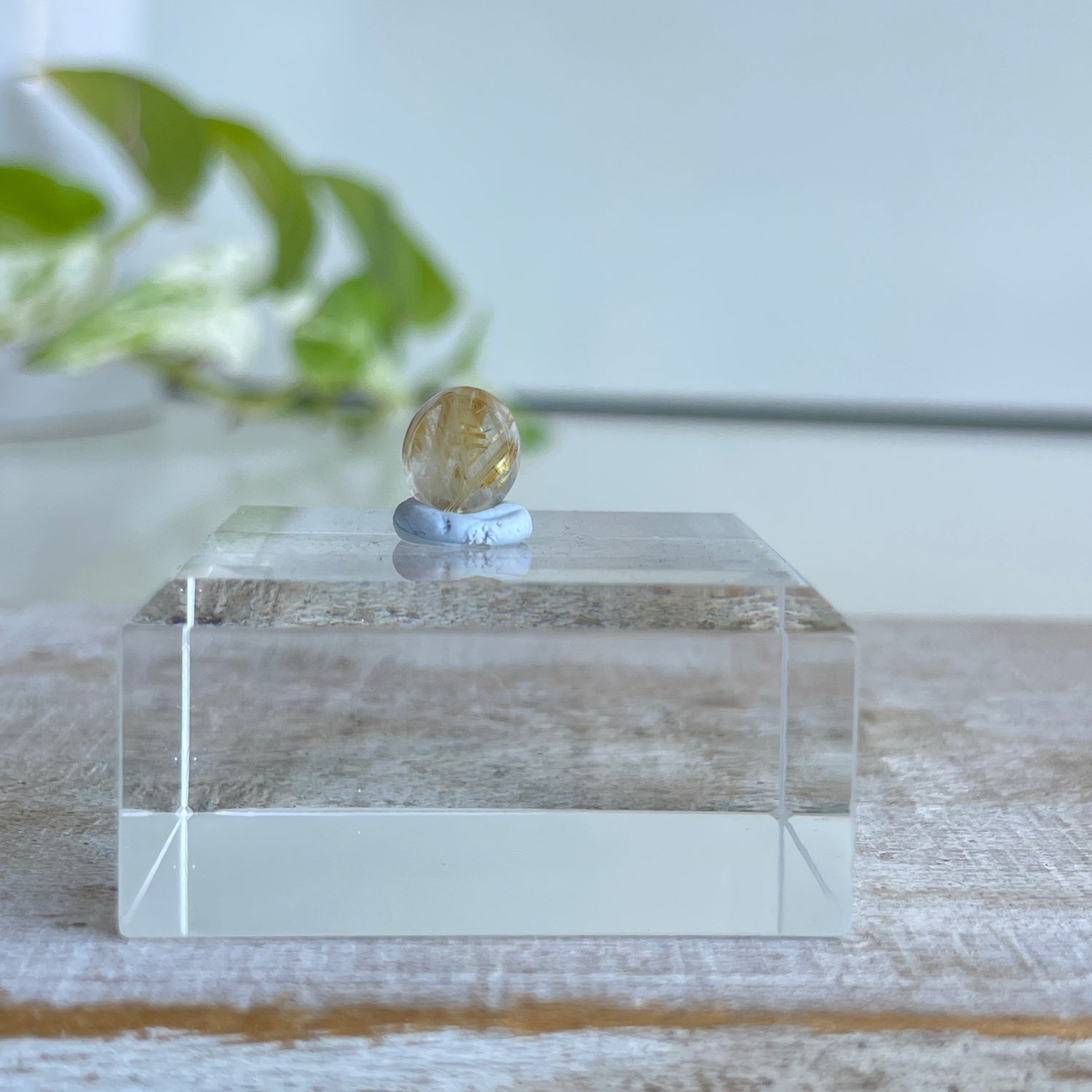 Rutilated Quartz Oval Pc