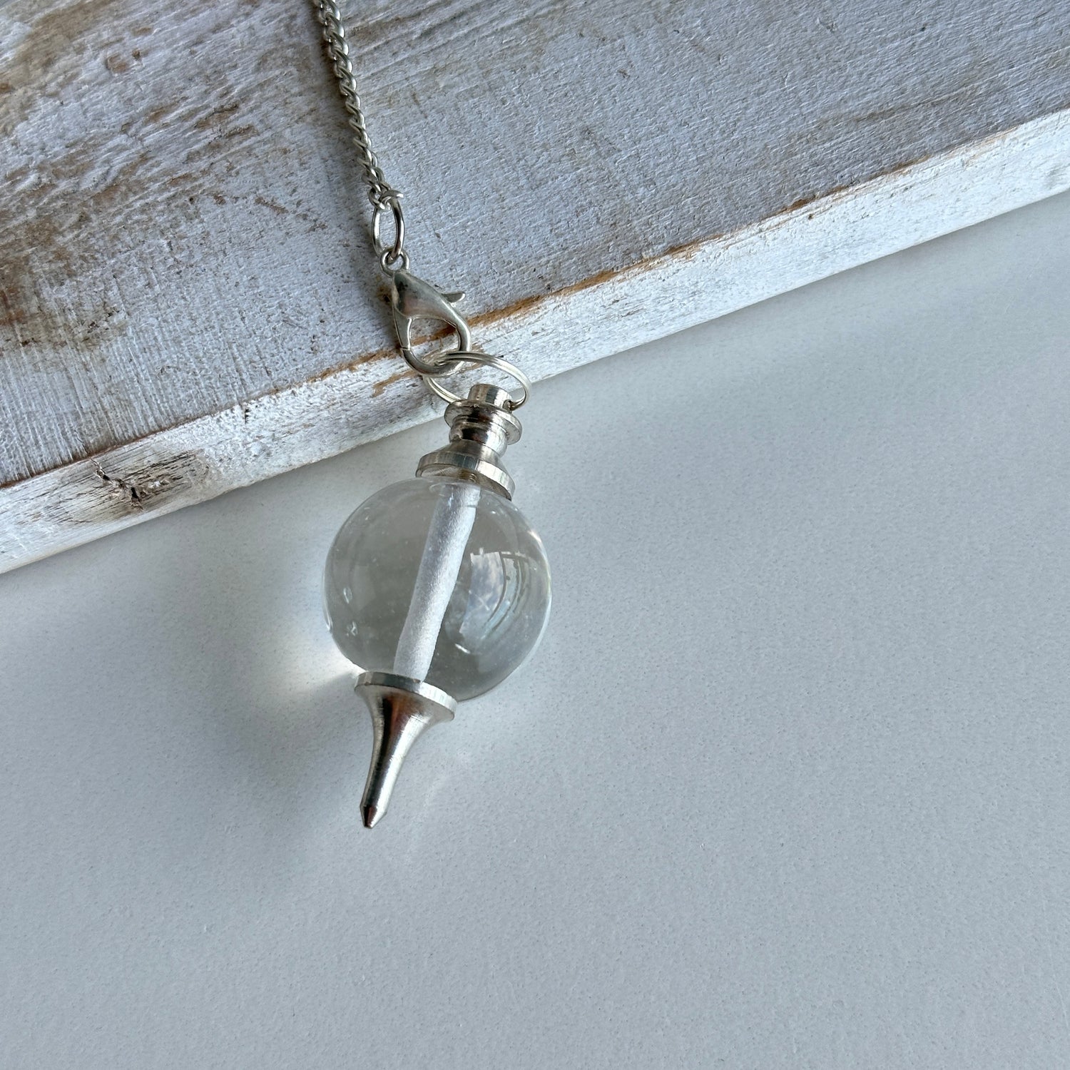 Crystal Ball Pendulum Chakra Chain