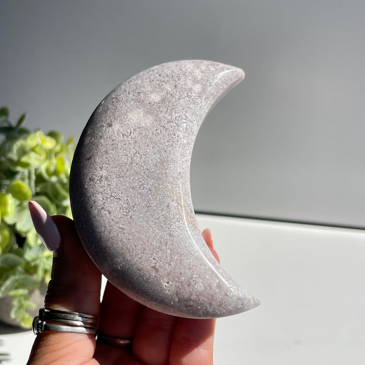 Pink Amethyst Moon 244g