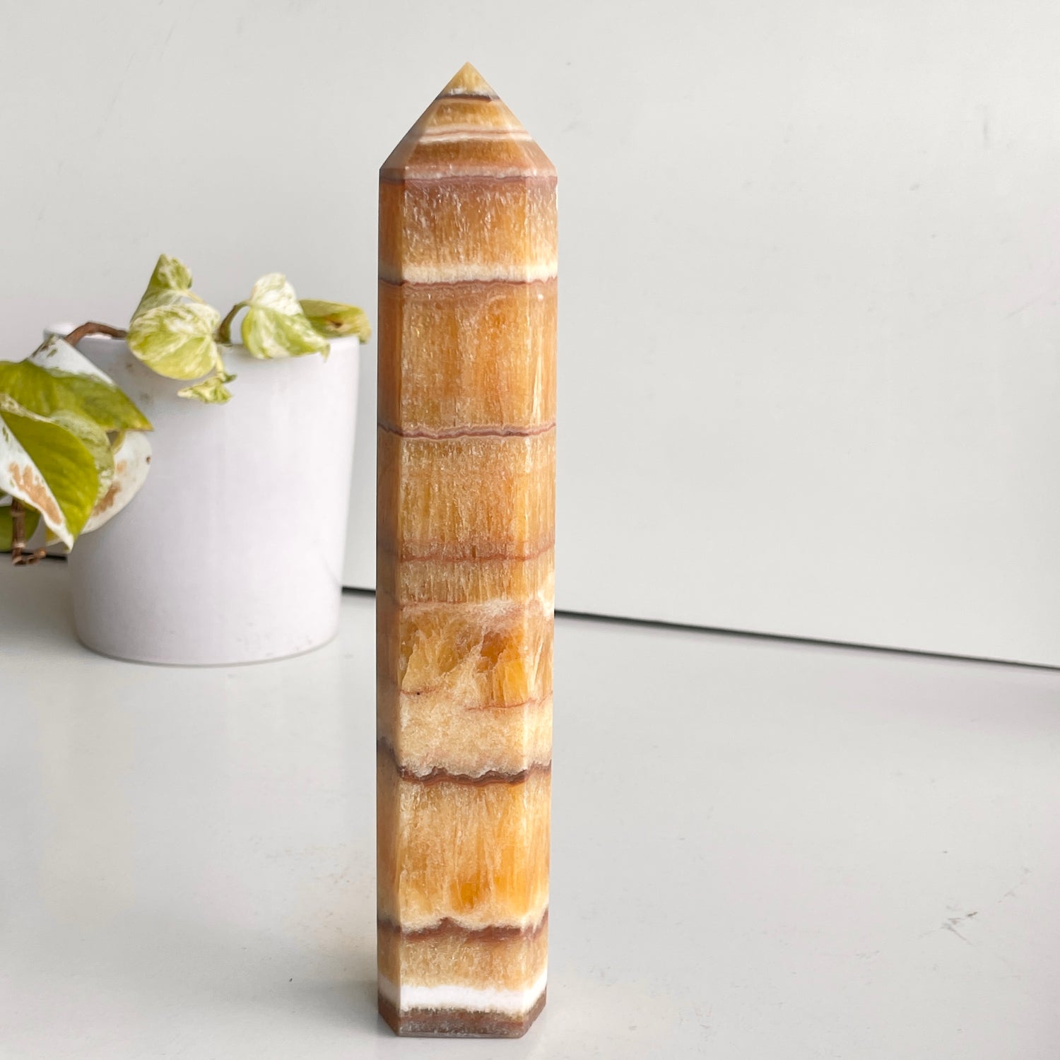 Orange Calcite Generator 23cm