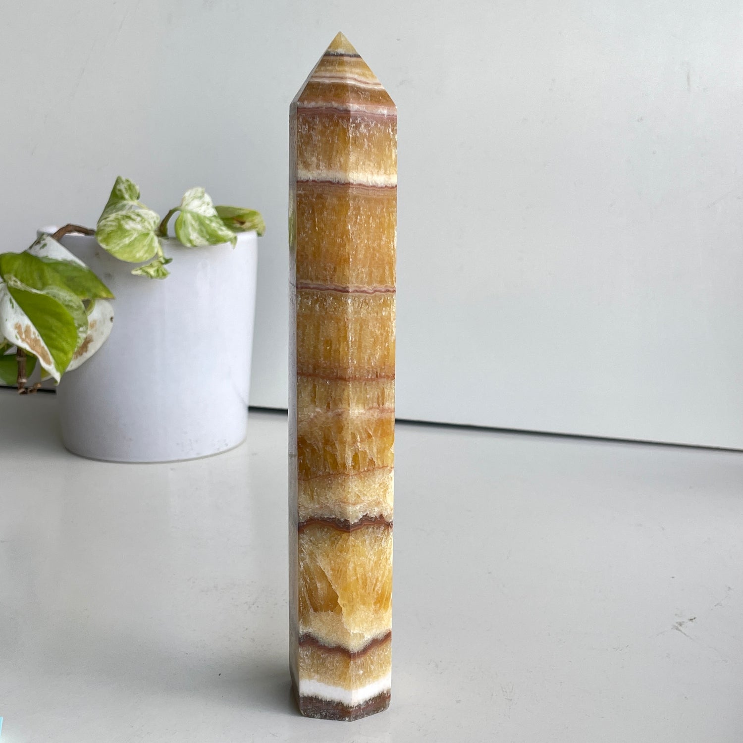 Orange Calcite Generator 23cm