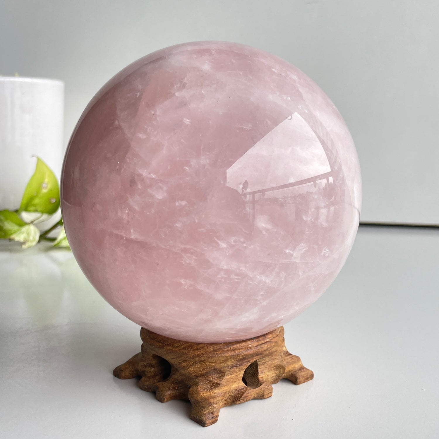 Rose Quartz Sphere 12.5cm