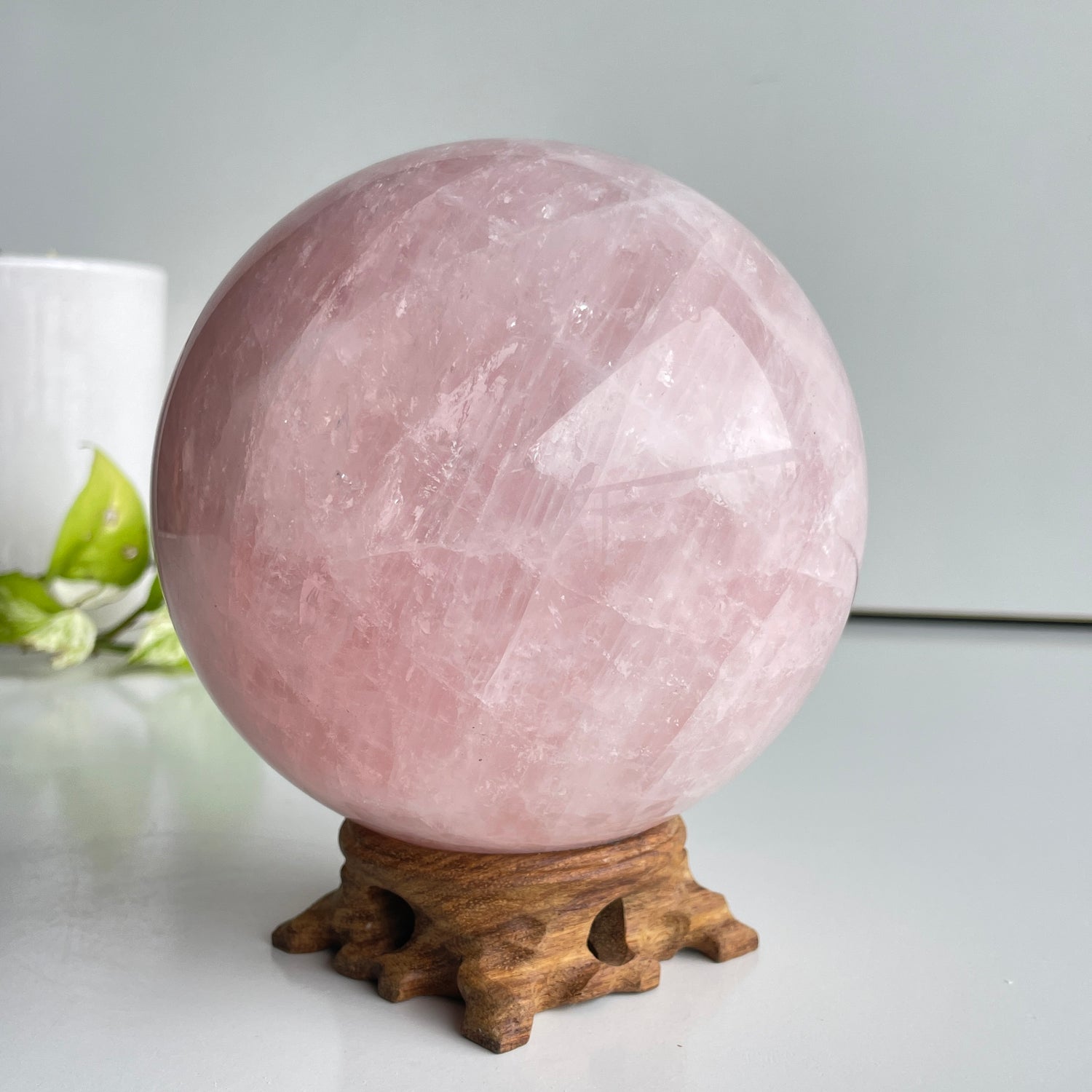 Rose Quartz Sphere 12.5cm