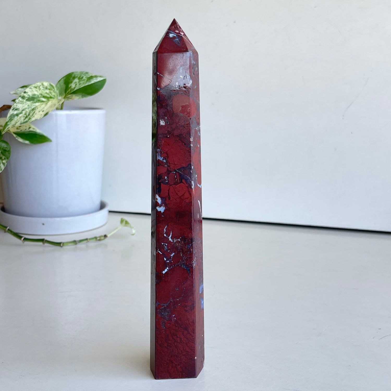 Plum Blossom Jasper Generator 21.8cm
