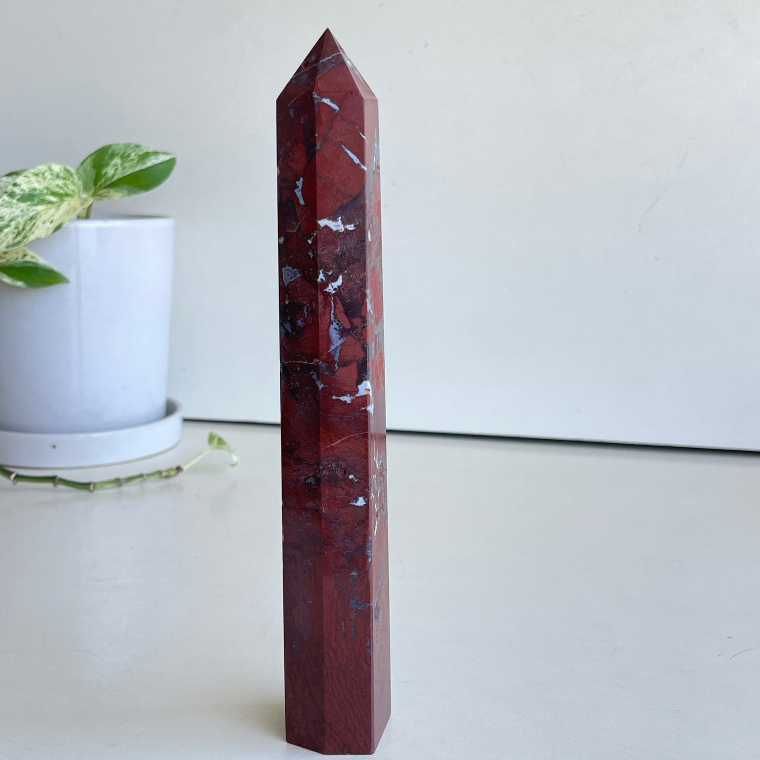 Plum Blossom Jasper Generator 21.8cm