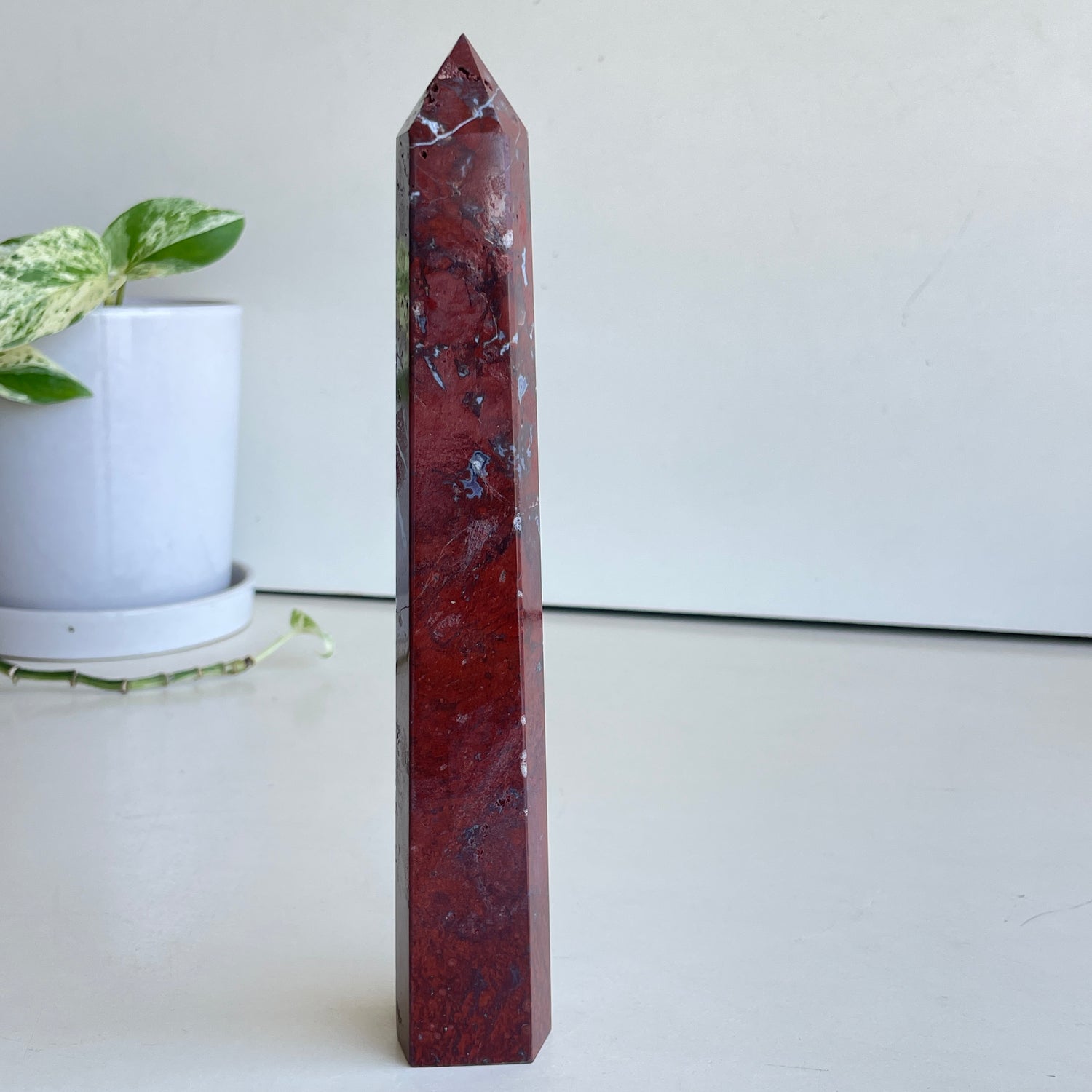 Plum Blossom Jasper Generator 21.8cm