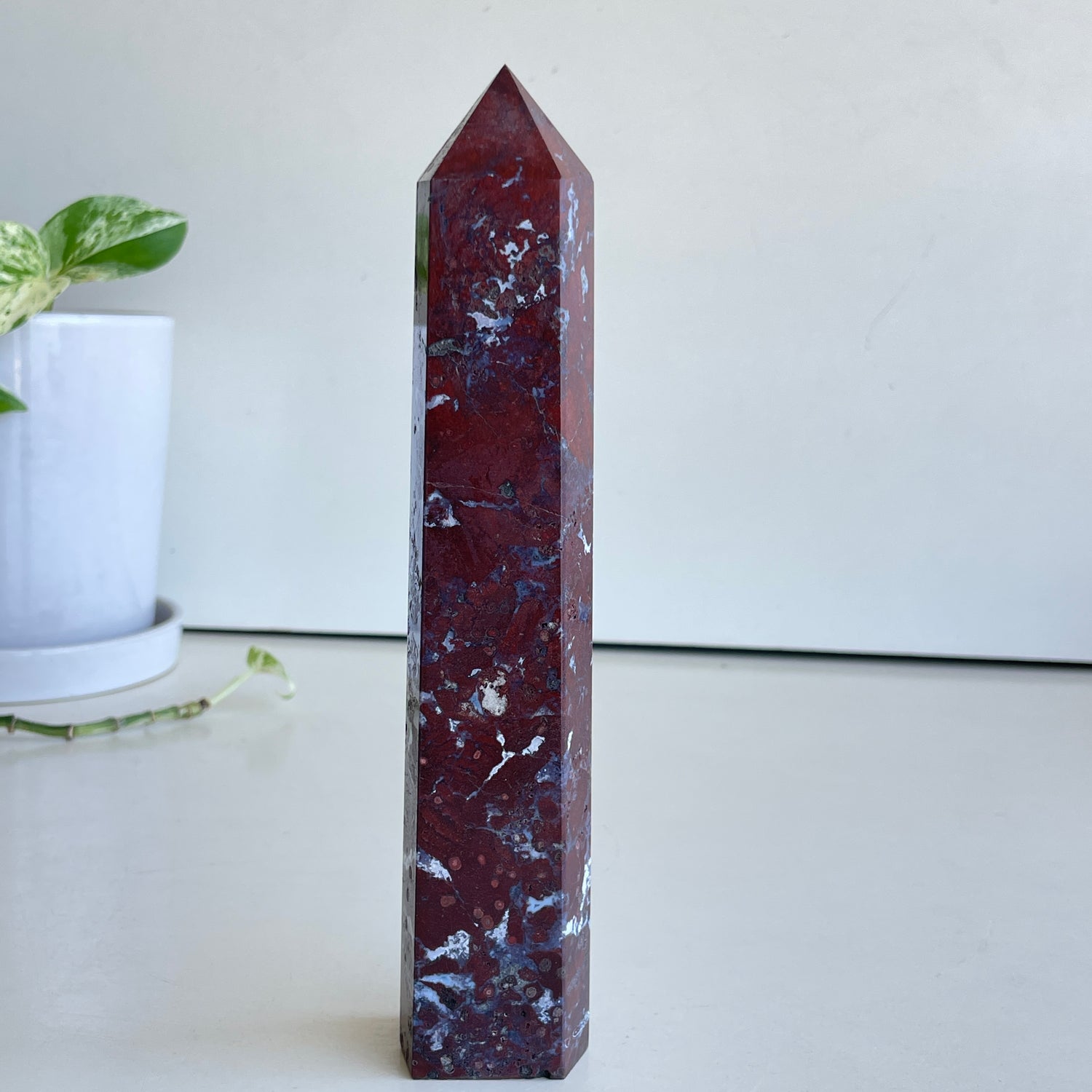 Plum Blossom Jasper Generator 20.5cm