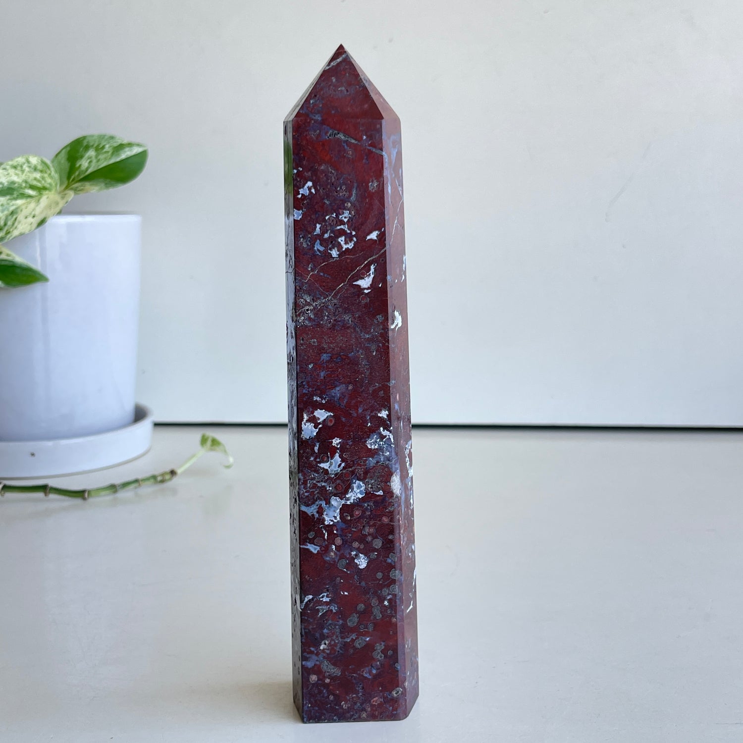 Plum Blossom Jasper Generator 20.5cm