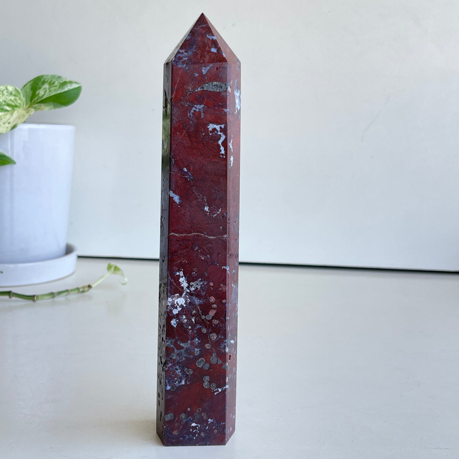 Plum Blossom Jasper Generator 20.9cm