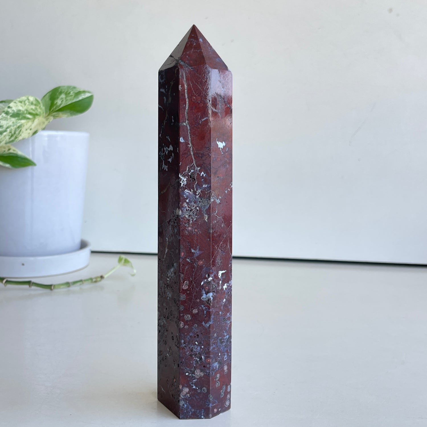 Plum Blossom Jasper Generator 20.9cm