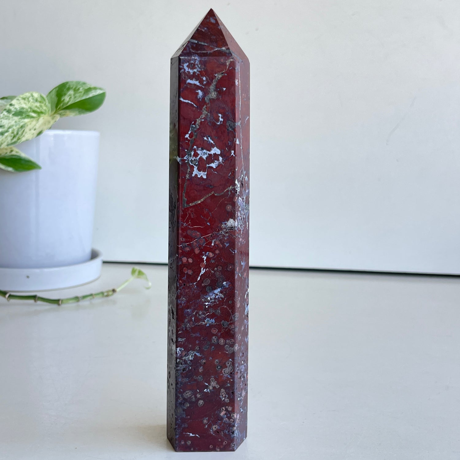 Plum Blossom Jasper Generator 20.9cm