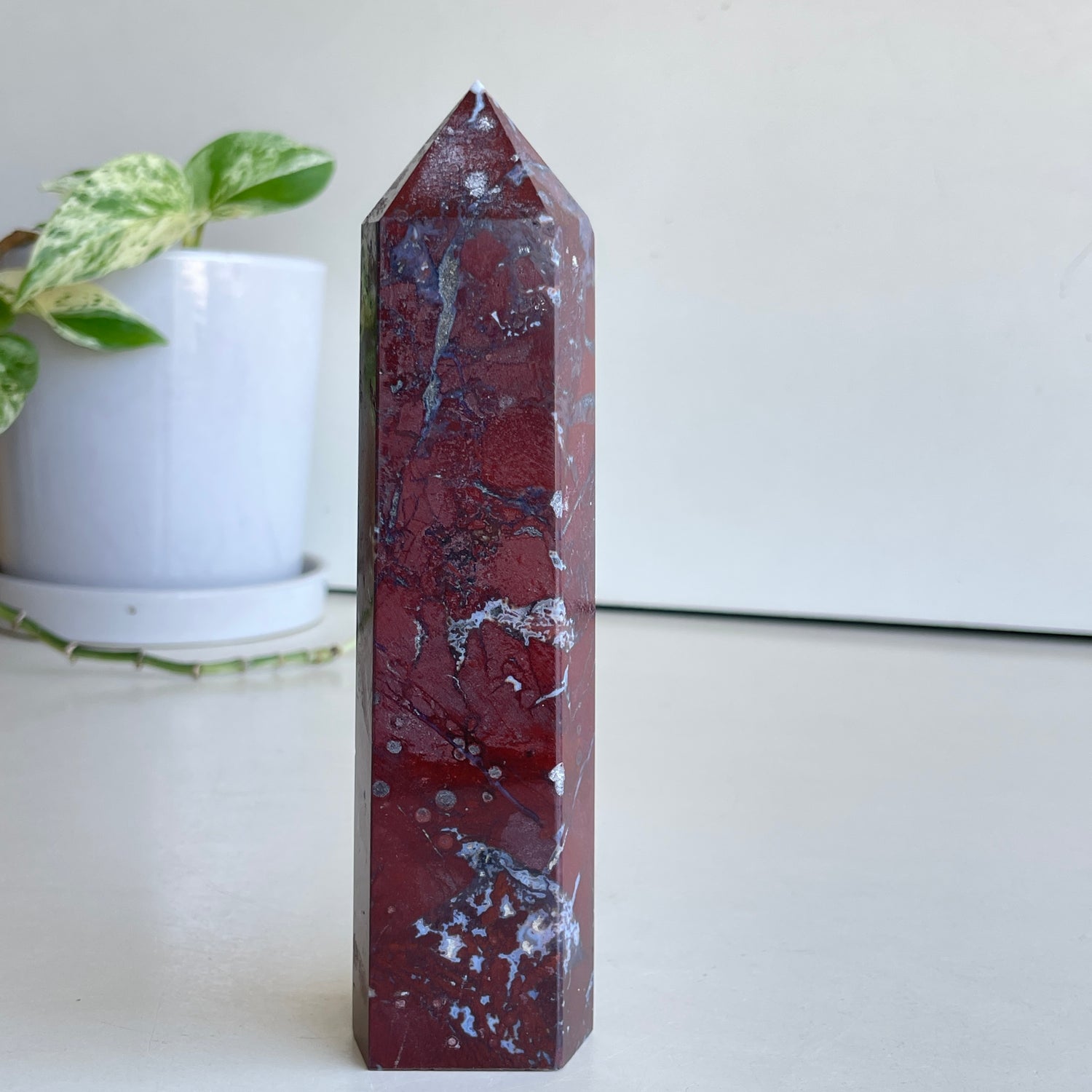 Plum Blossom Jasper Generator 16.4cm