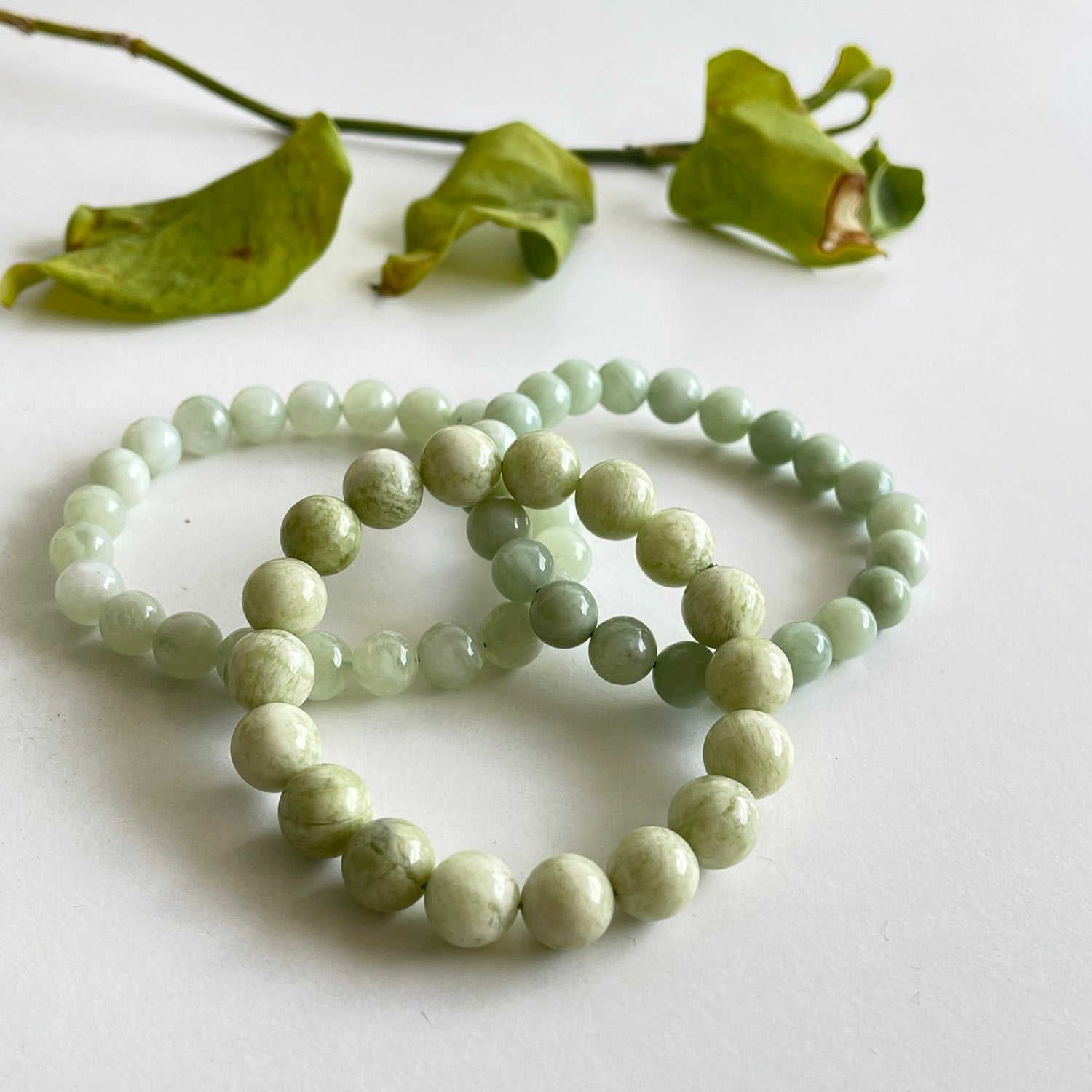 New Jade Beaded Bracelet