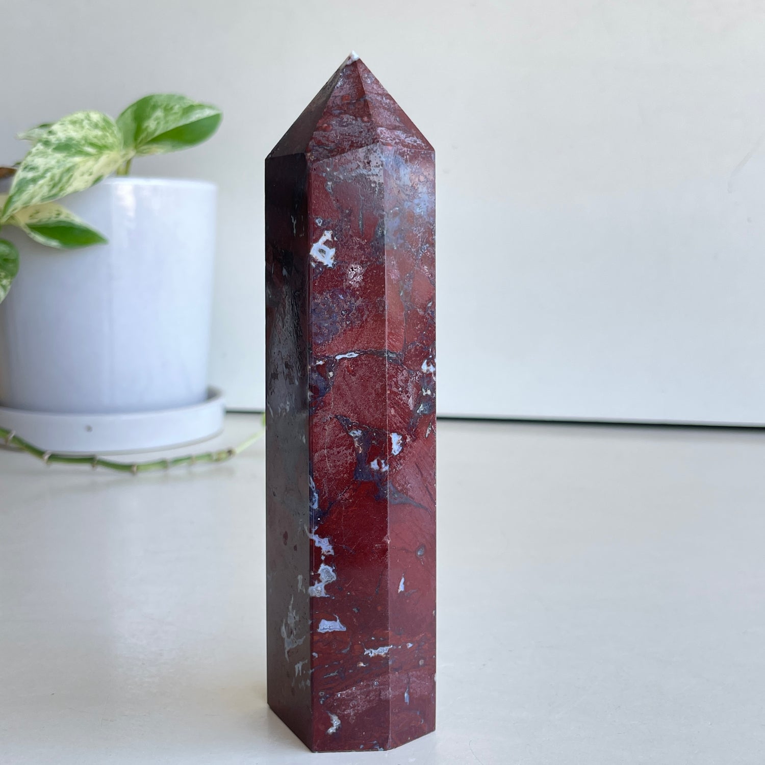 Plum Blossom Jasper Generator 16.4cm