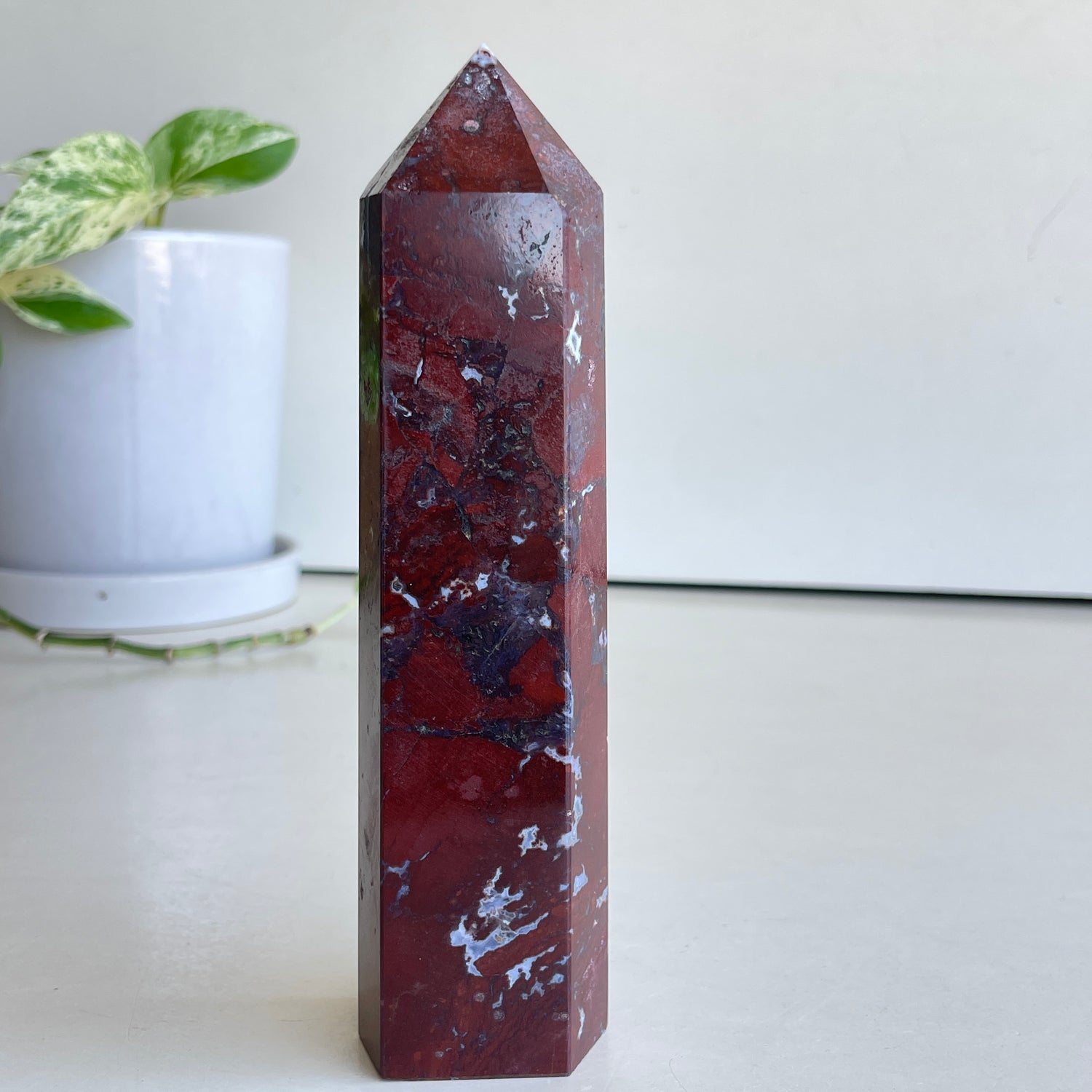 Plum Blossom Jasper Generator 16.4cm