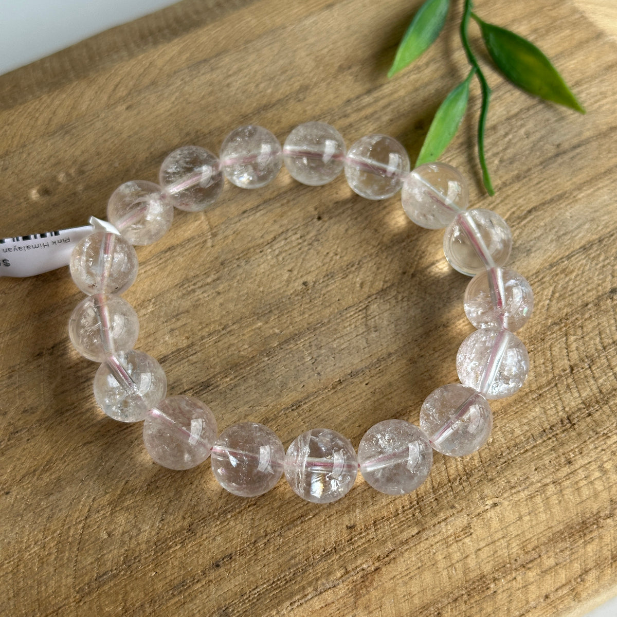 Pink Himalayan Quartz Beaded Bracelet