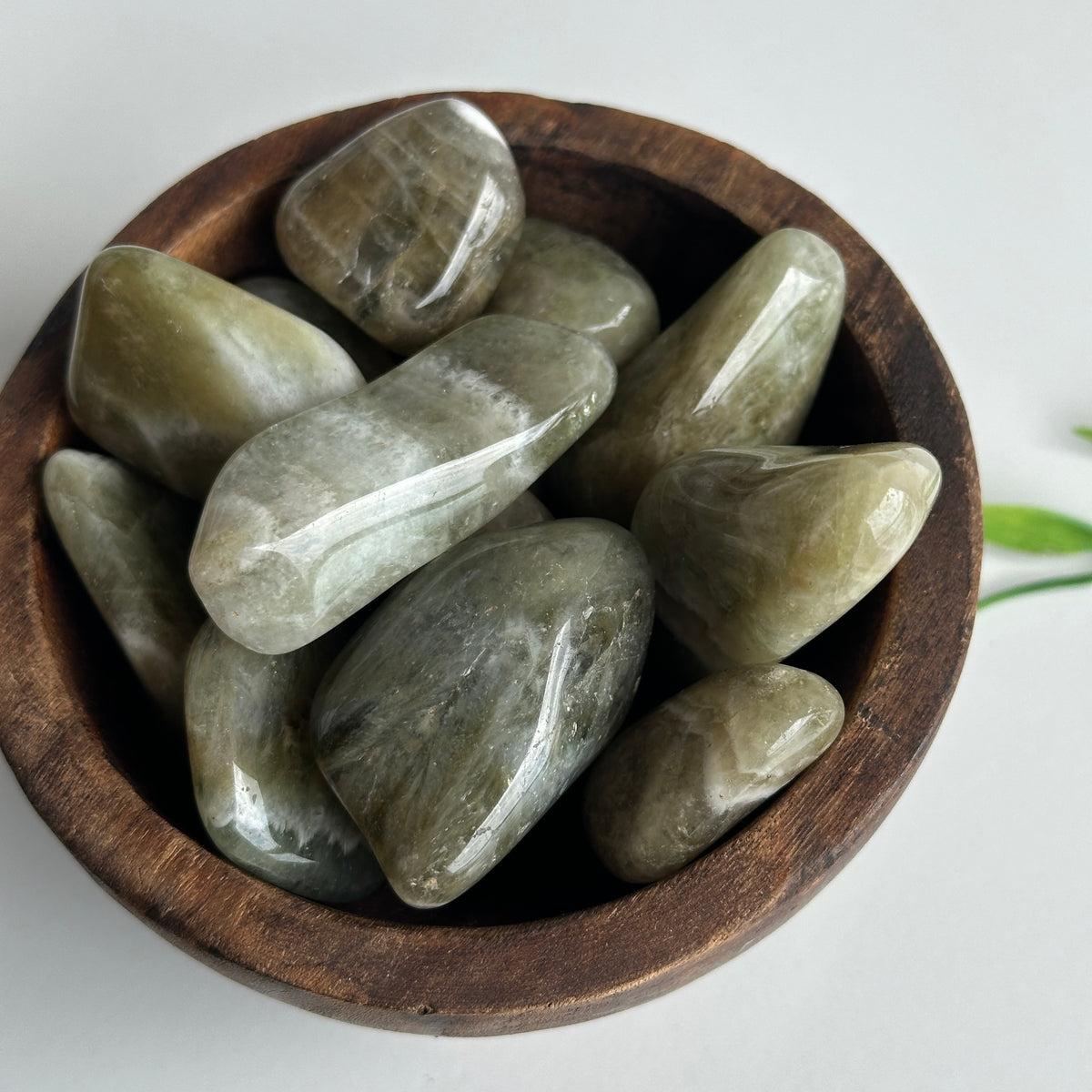 Prasiolite (Green Amethyst) Tumbled