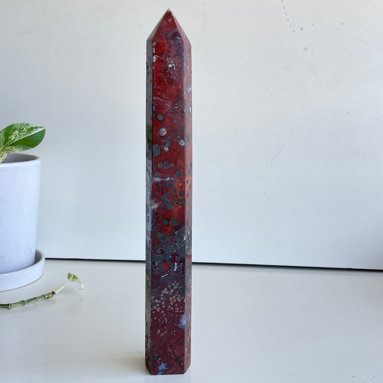 Plum Blossom Jasper Generator 30cm
