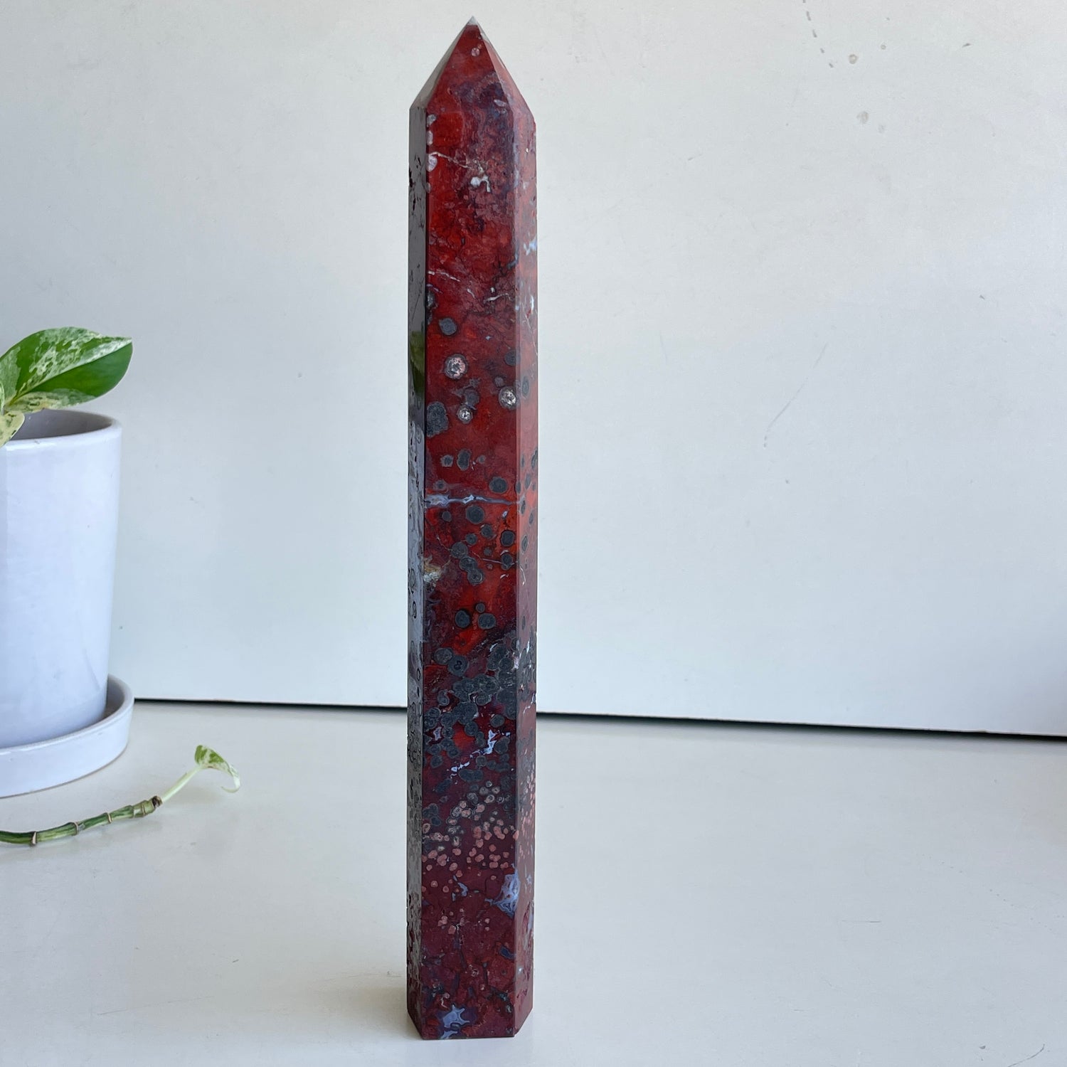Plum Blossom Jasper Generator 30cm