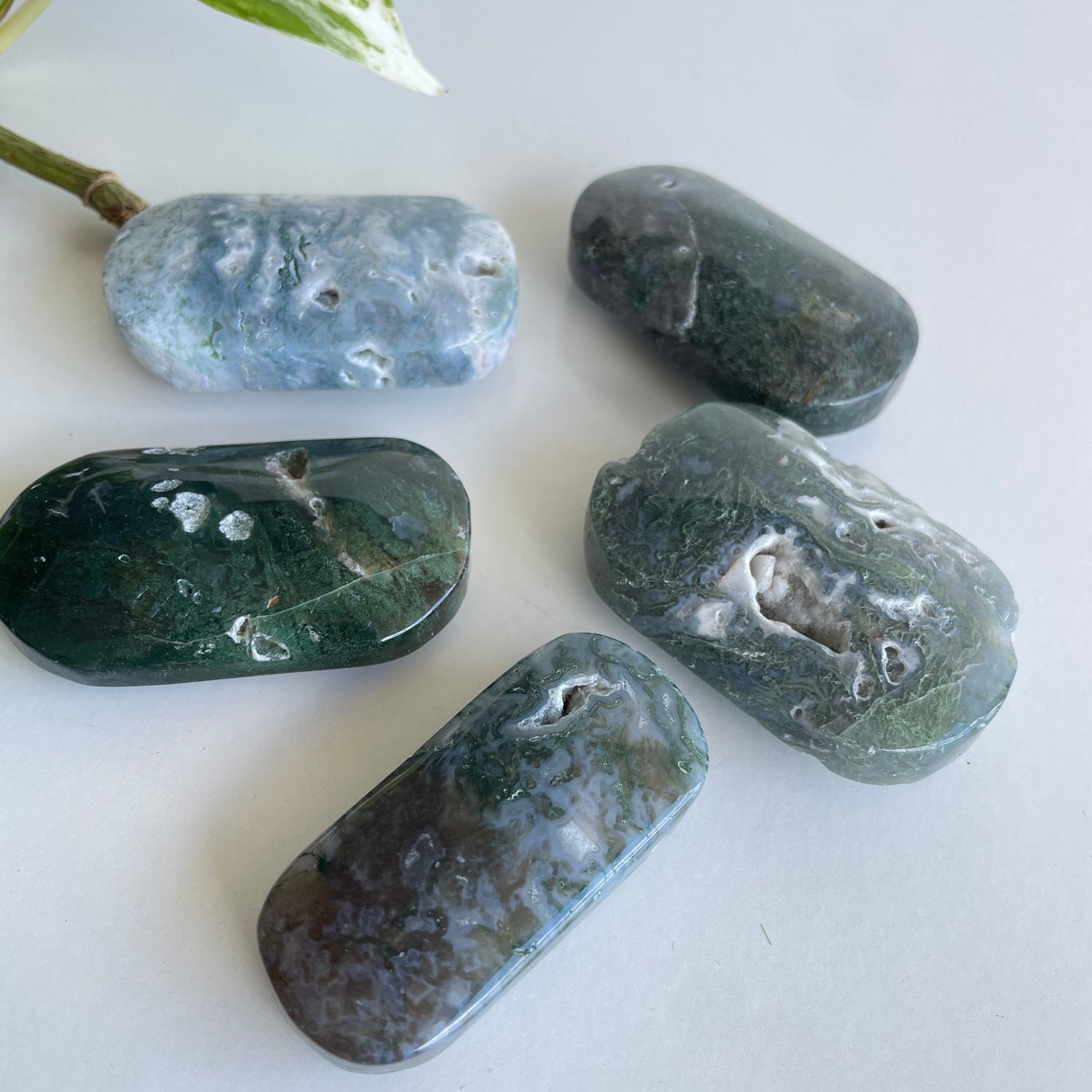 Moss Agate Palmstone