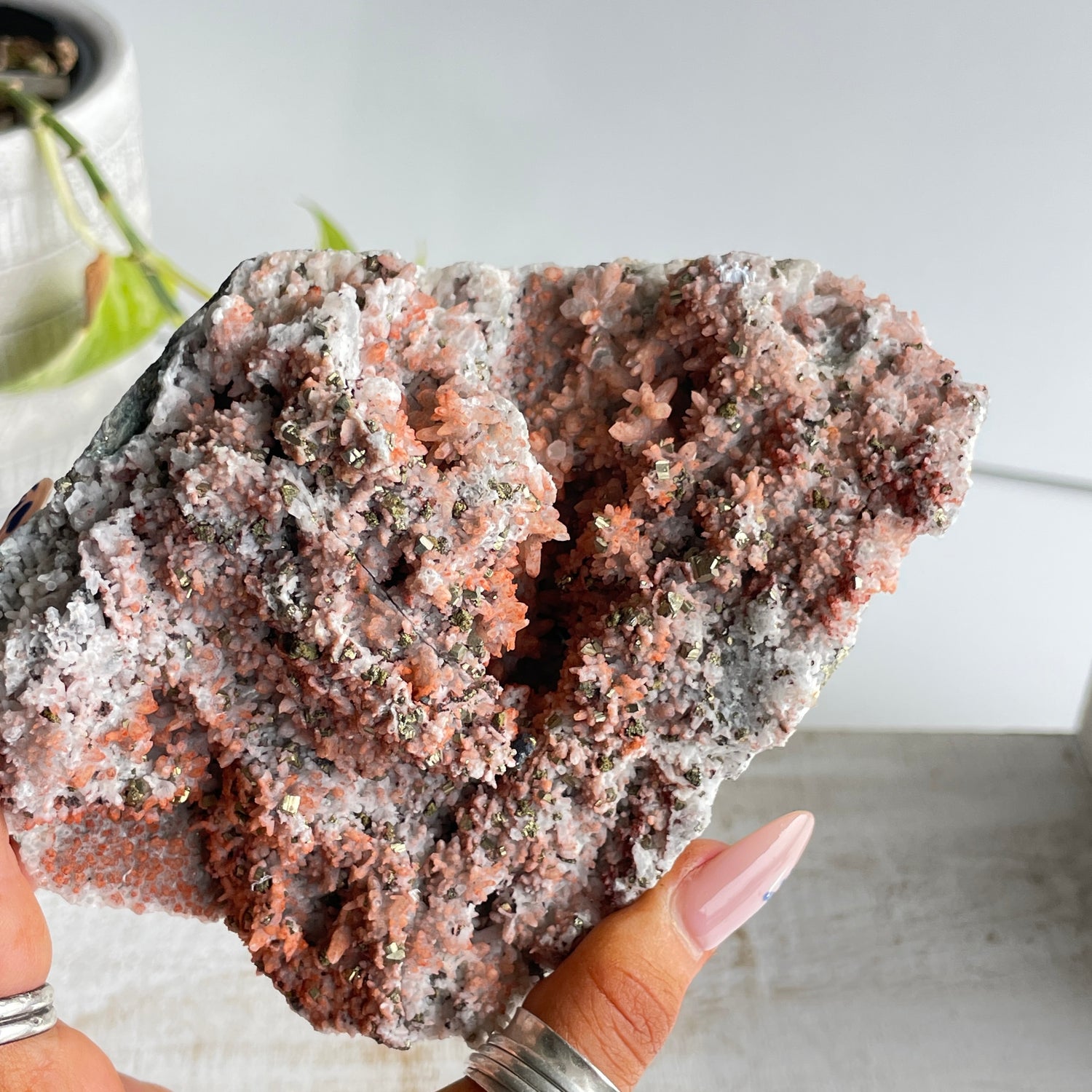 Pyrite & Quartz Cluster 530g