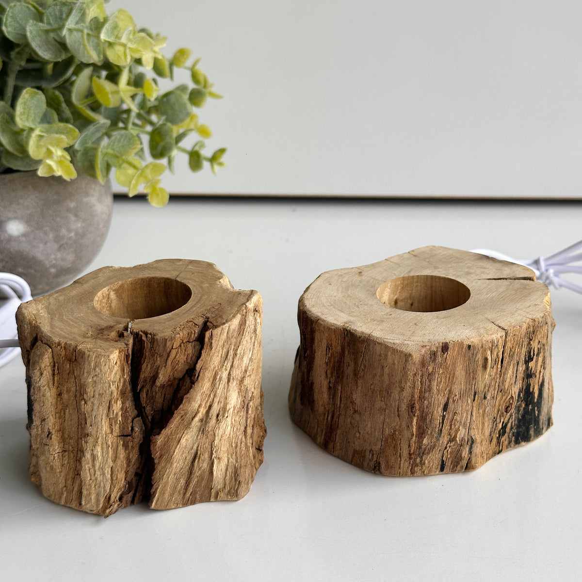 Wooden Stump USB LED