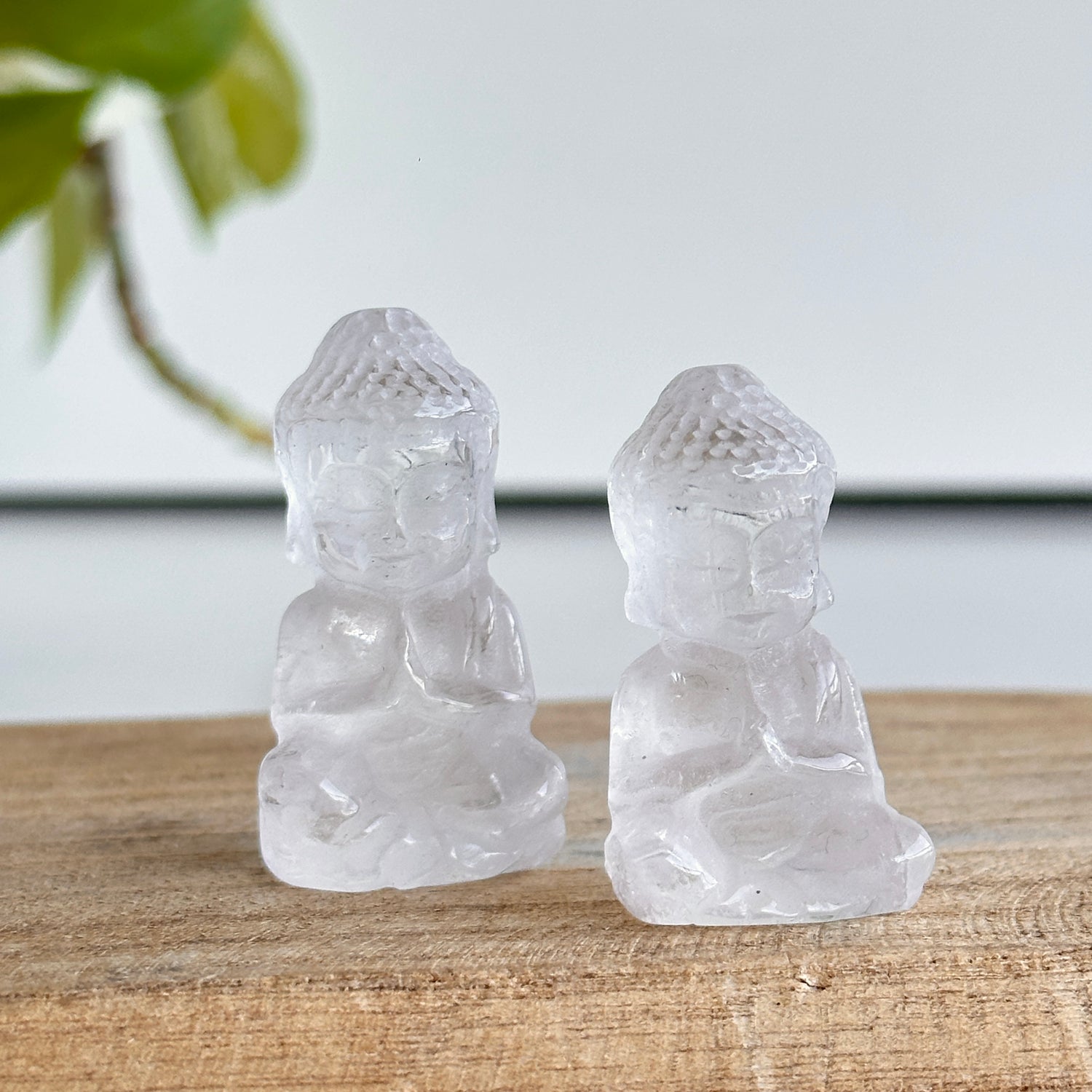 Clear Quartz Buddha