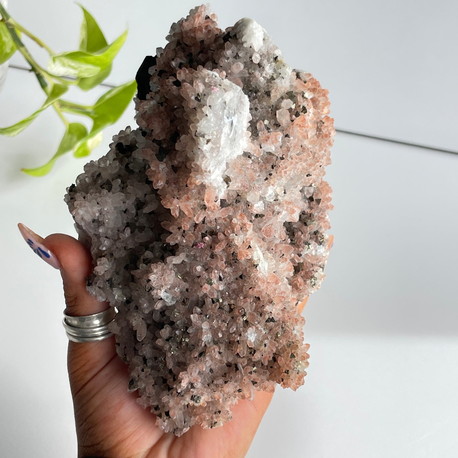 Pyrite & Quartz Cluster 1.106kg