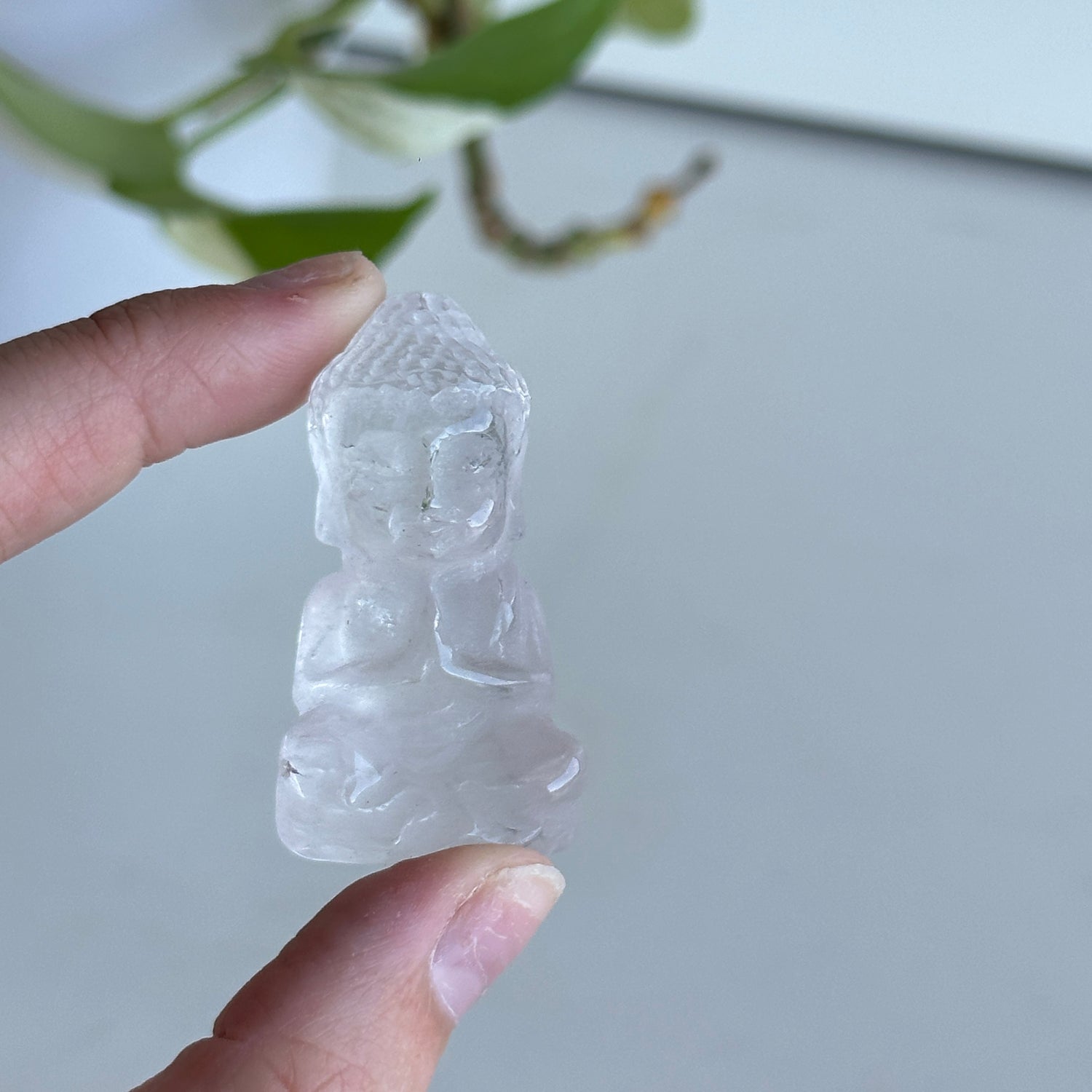 Clear Quartz Buddha