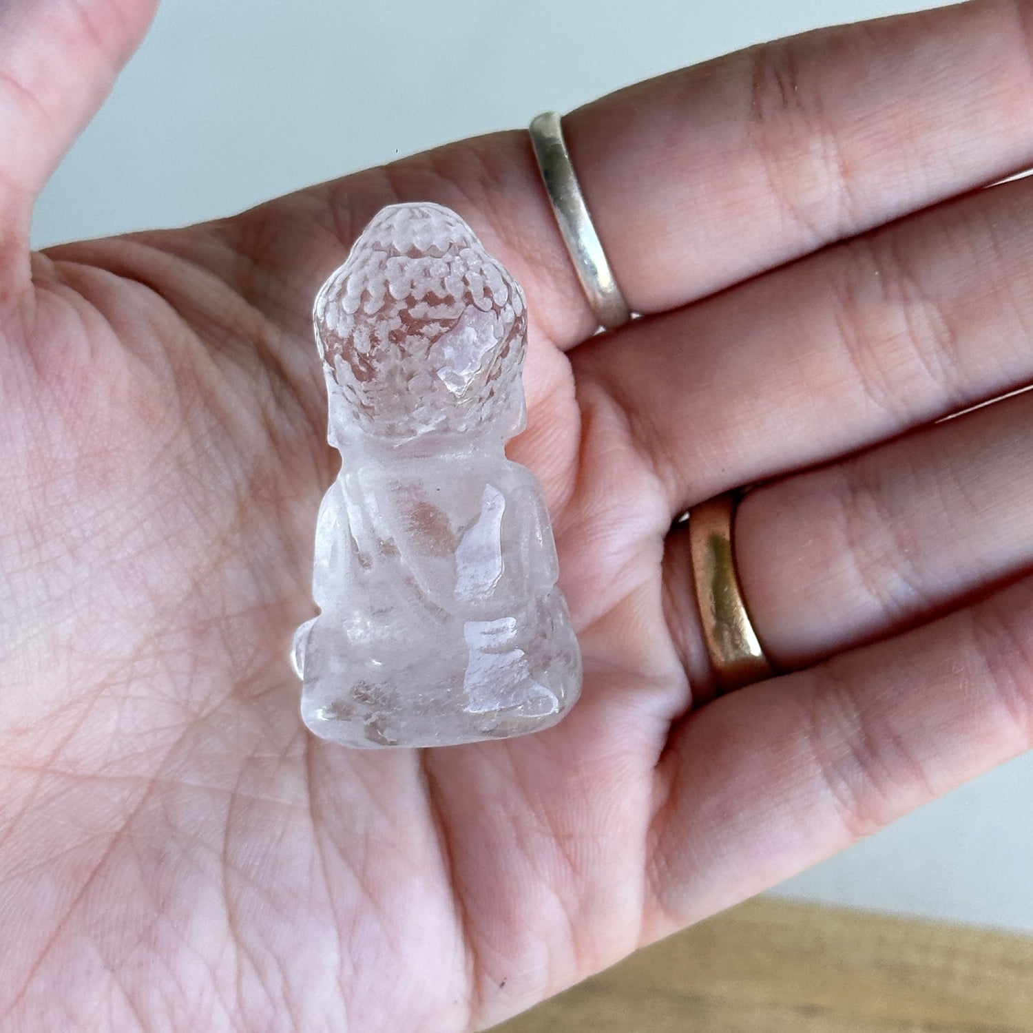Clear Quartz Buddha