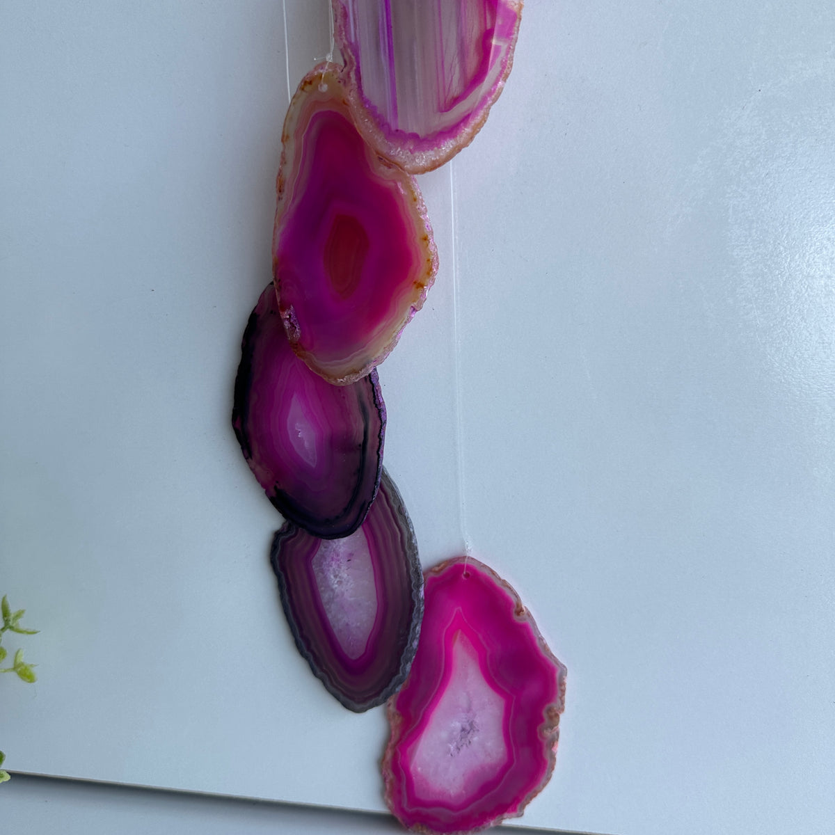 Pink Agate Wind Chimes