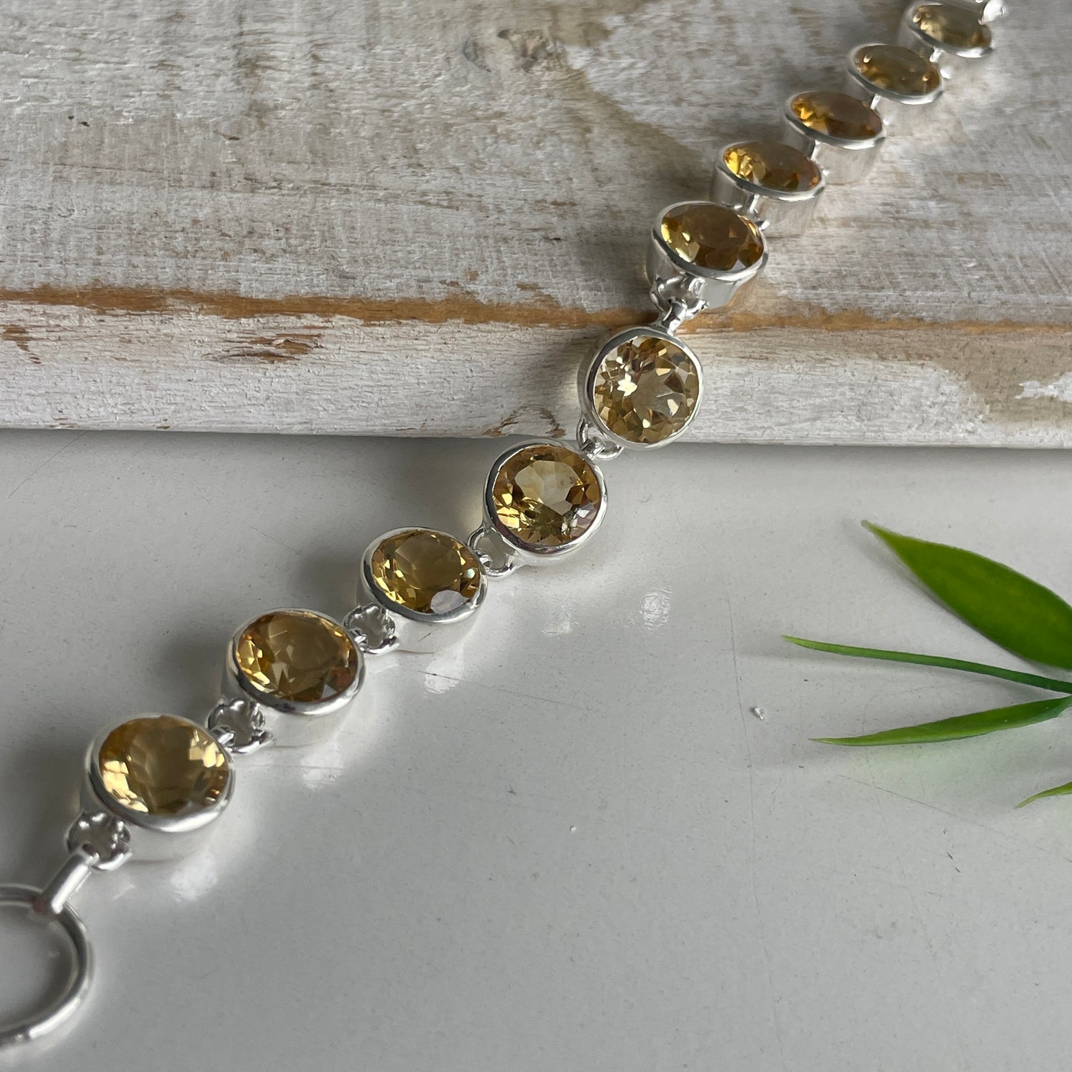 Citrine Round Bracelet