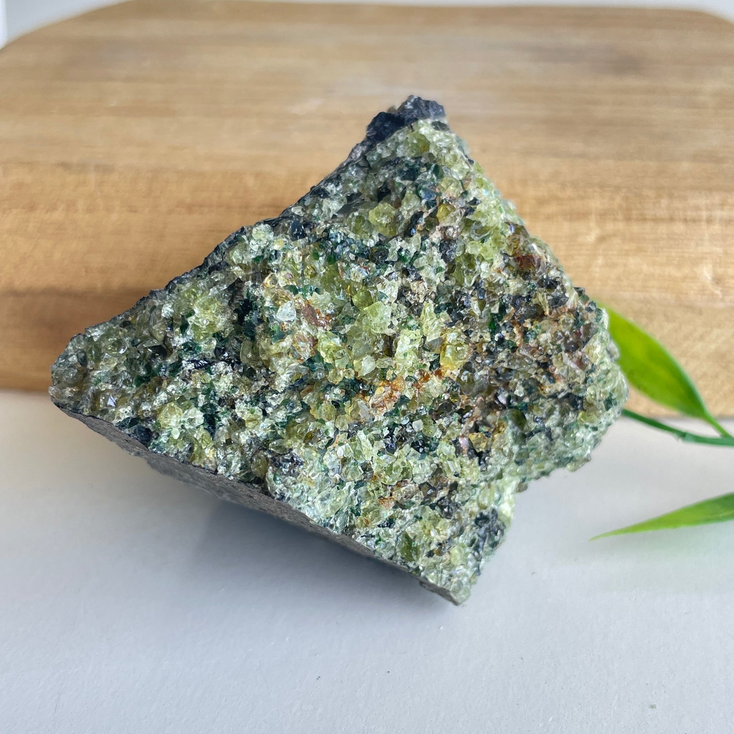 Peridot On Lava Pce 180g
