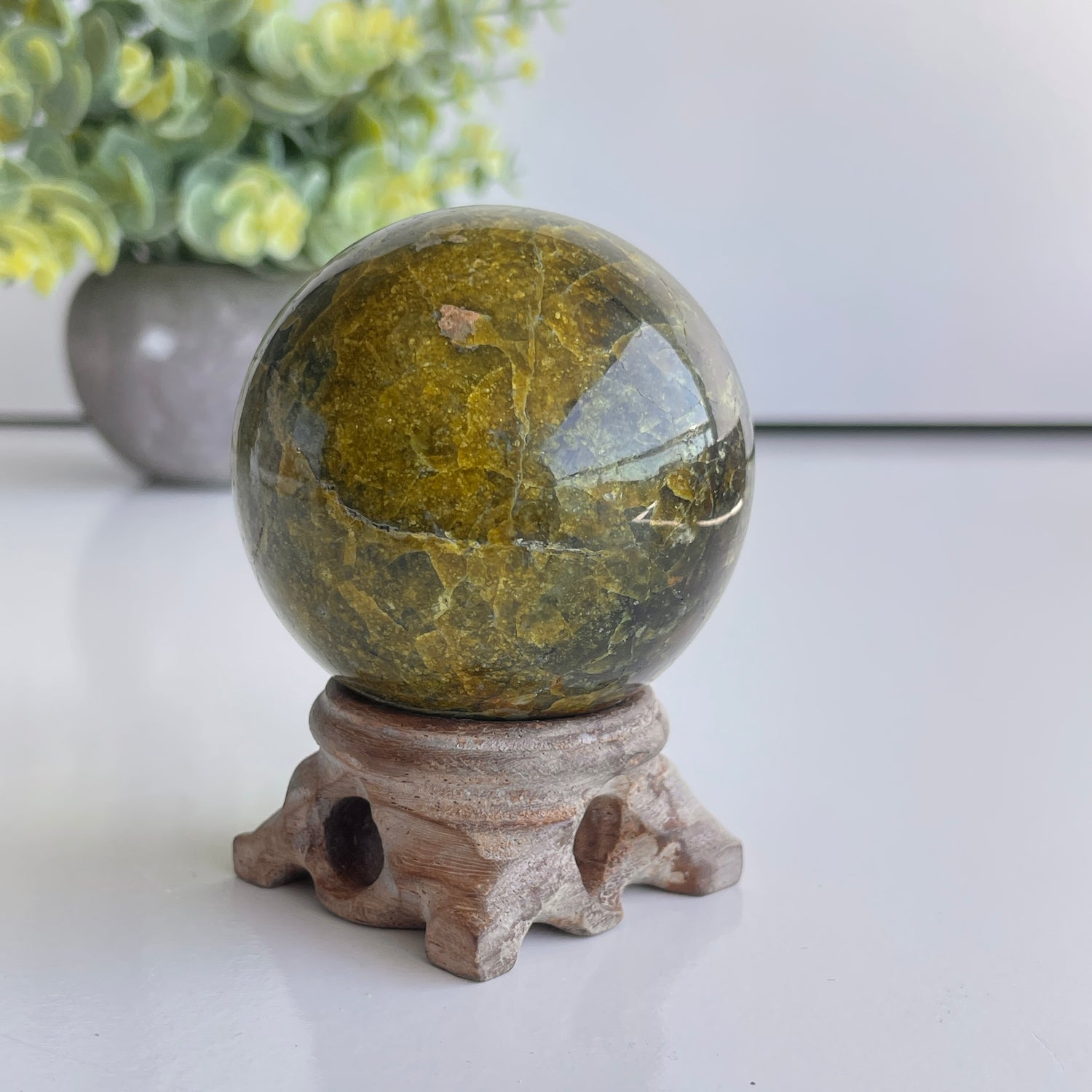 Green Opal Sphere 5.7cm