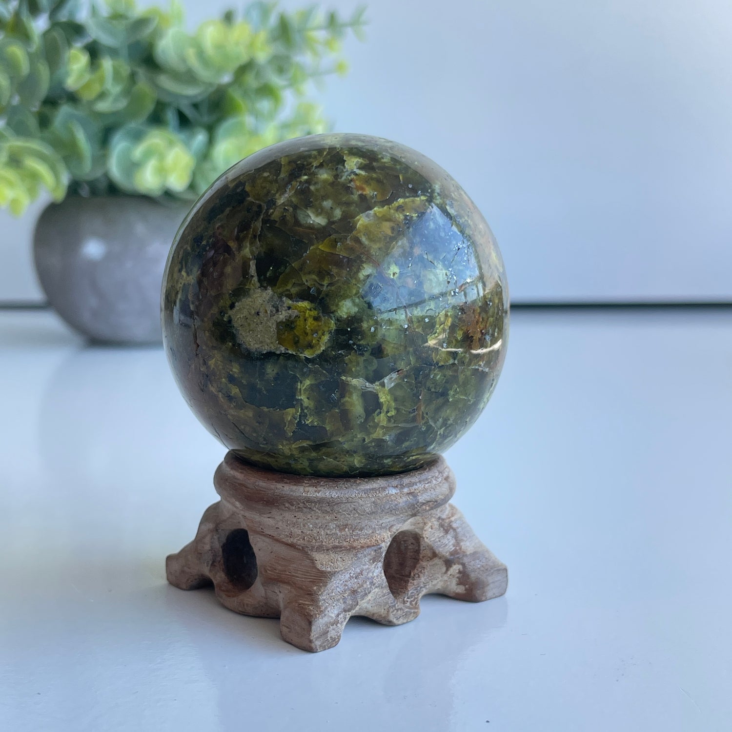 Green Opal Sphere 5.7cm