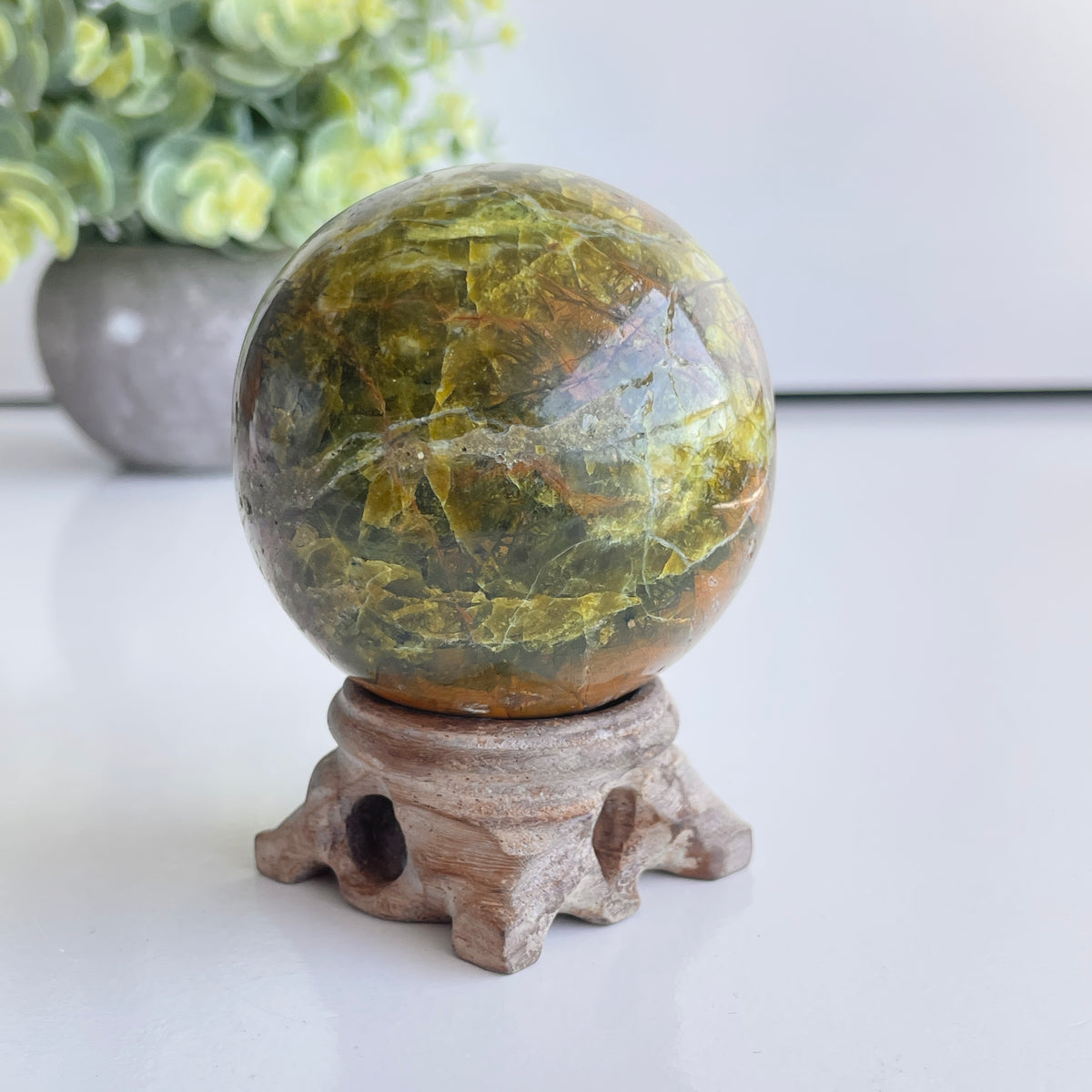 Green Opal Sphere 6cm