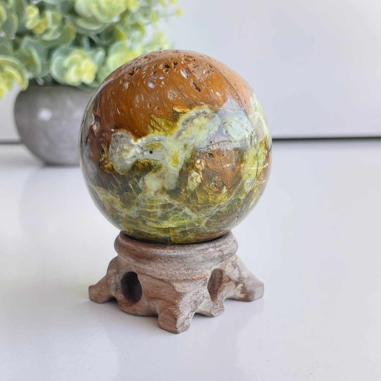 Green Opal Sphere 6cm