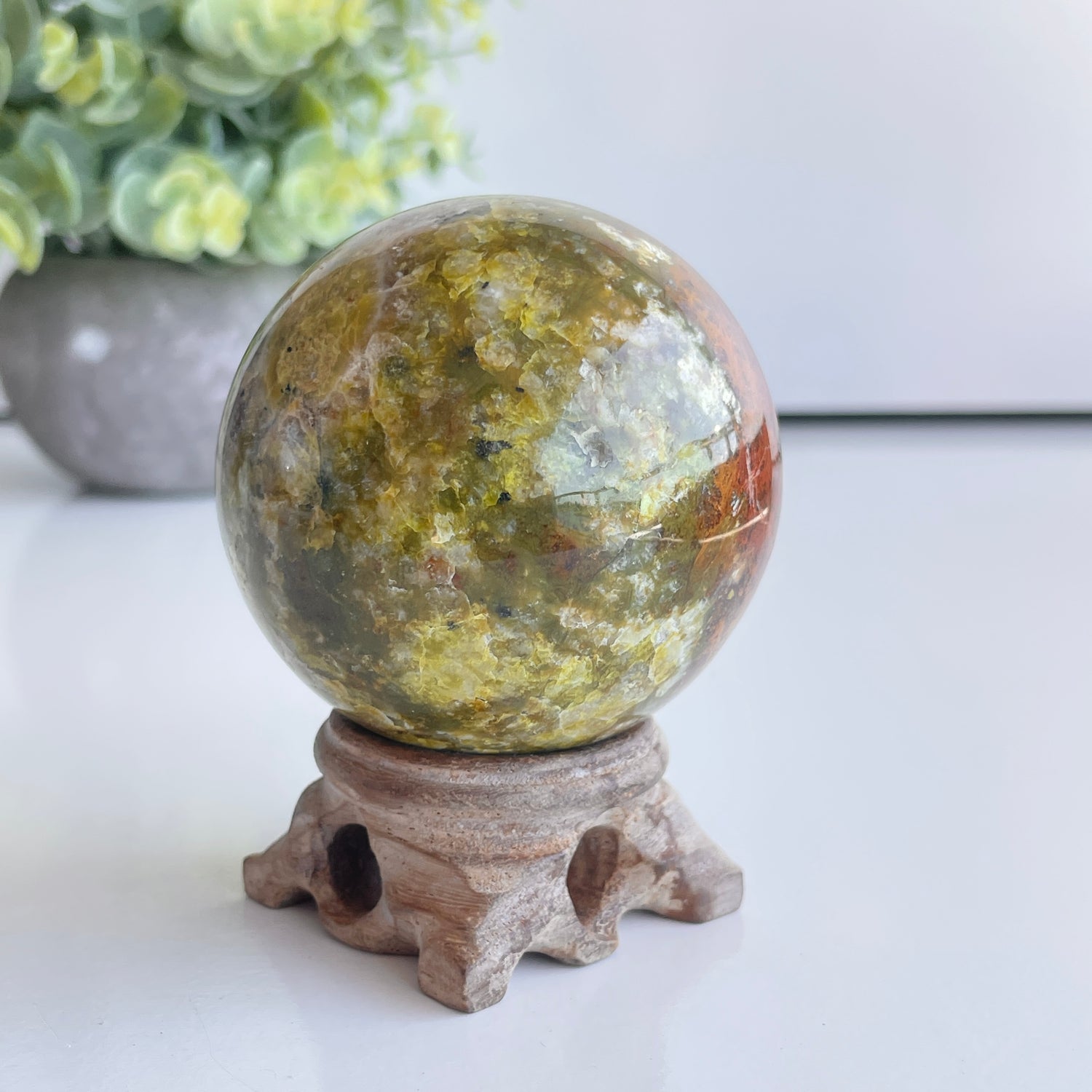 Green Opal Sphere 6cm
