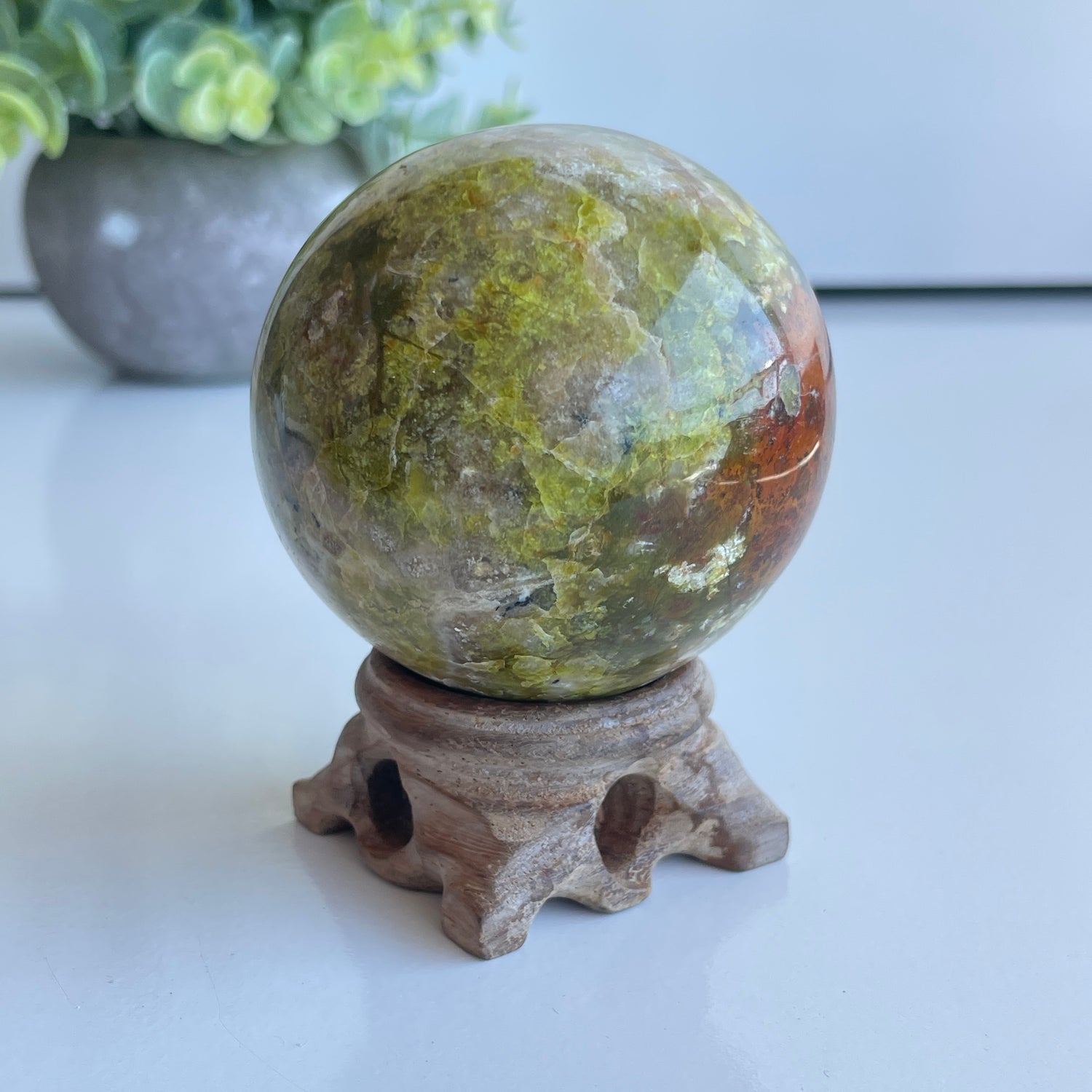 Green Opal Sphere 6cm
