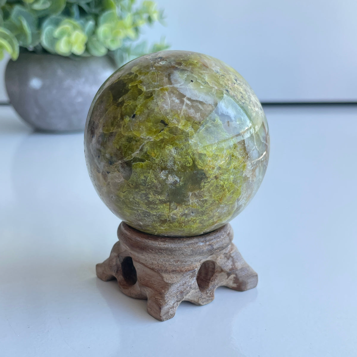 Green Opal Sphere 6cm