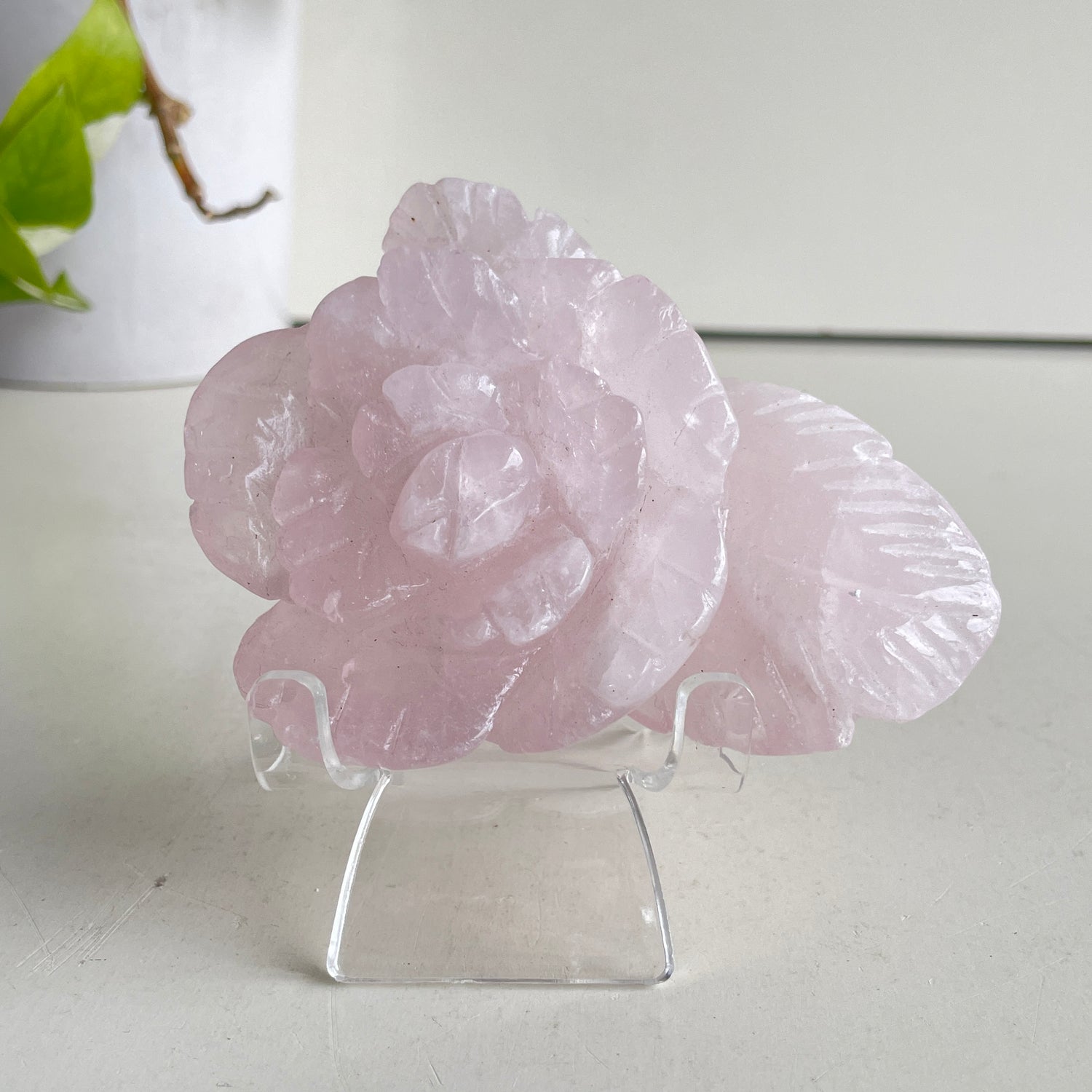 Rose Quartz Flower 10.6cm