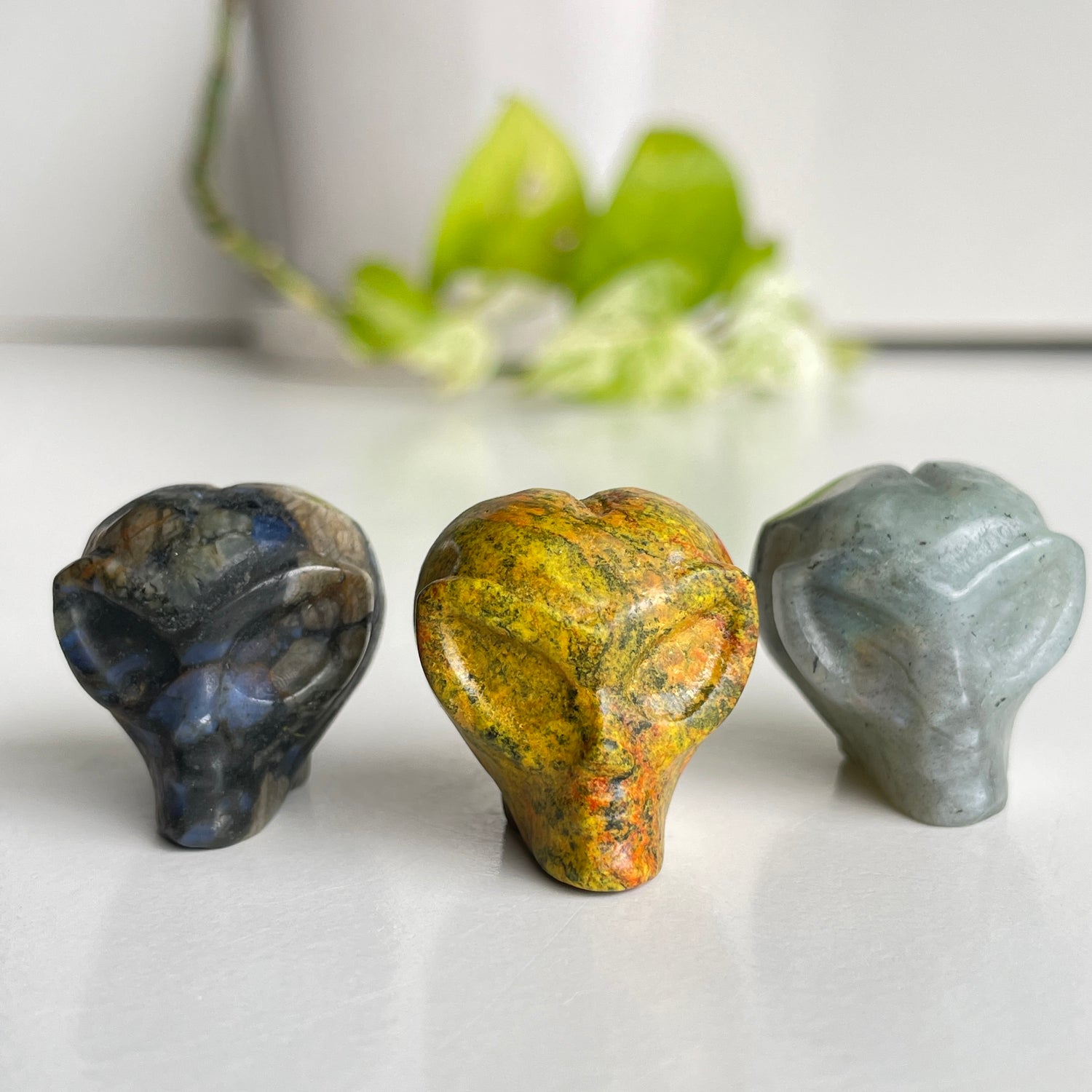 Crystal Alien Head Small