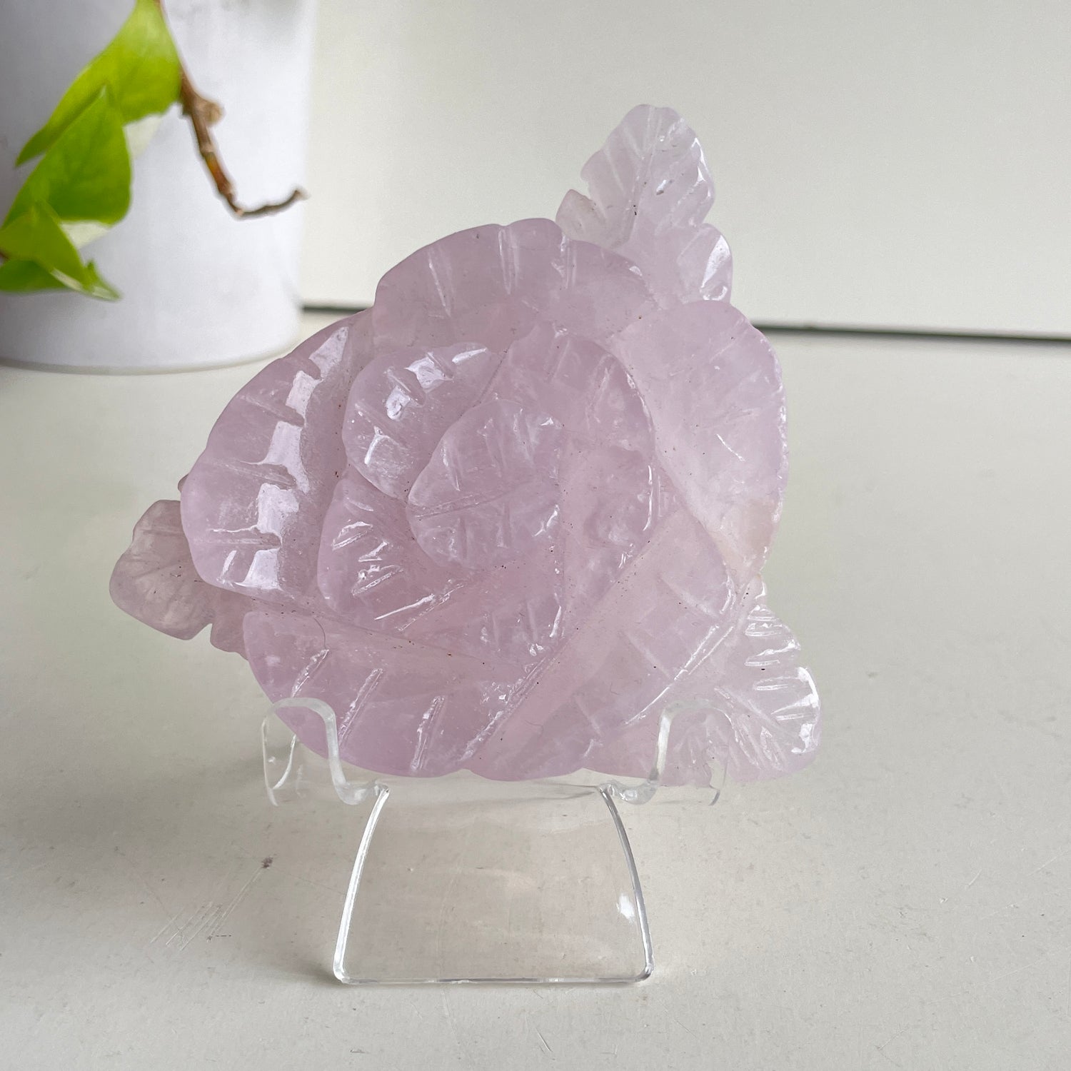 Rose Quartz Flower 10.4cm