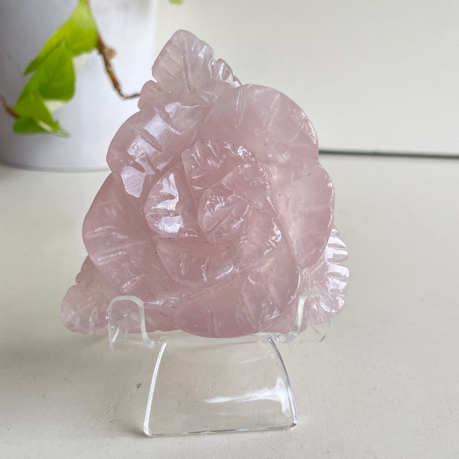 Rose Quartz Flower 9cm