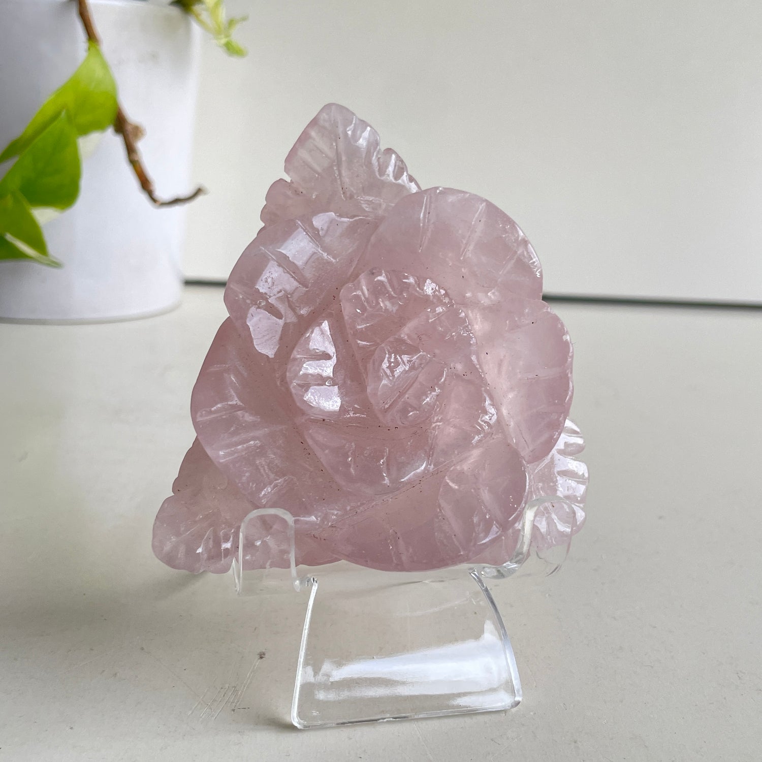 Rose Quartz Flower 9cm