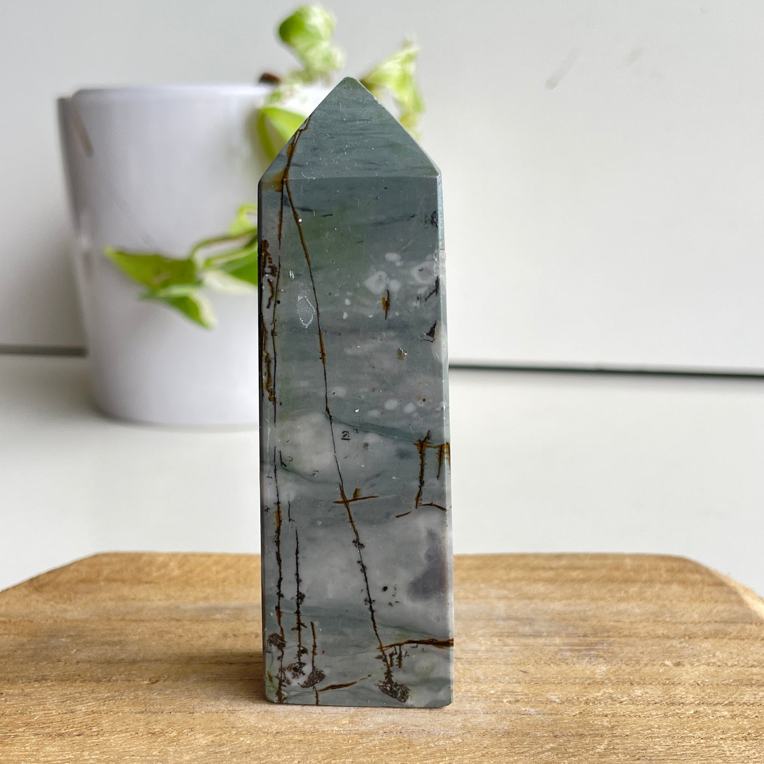 Scenic Jasper Obelisk 9.6cm